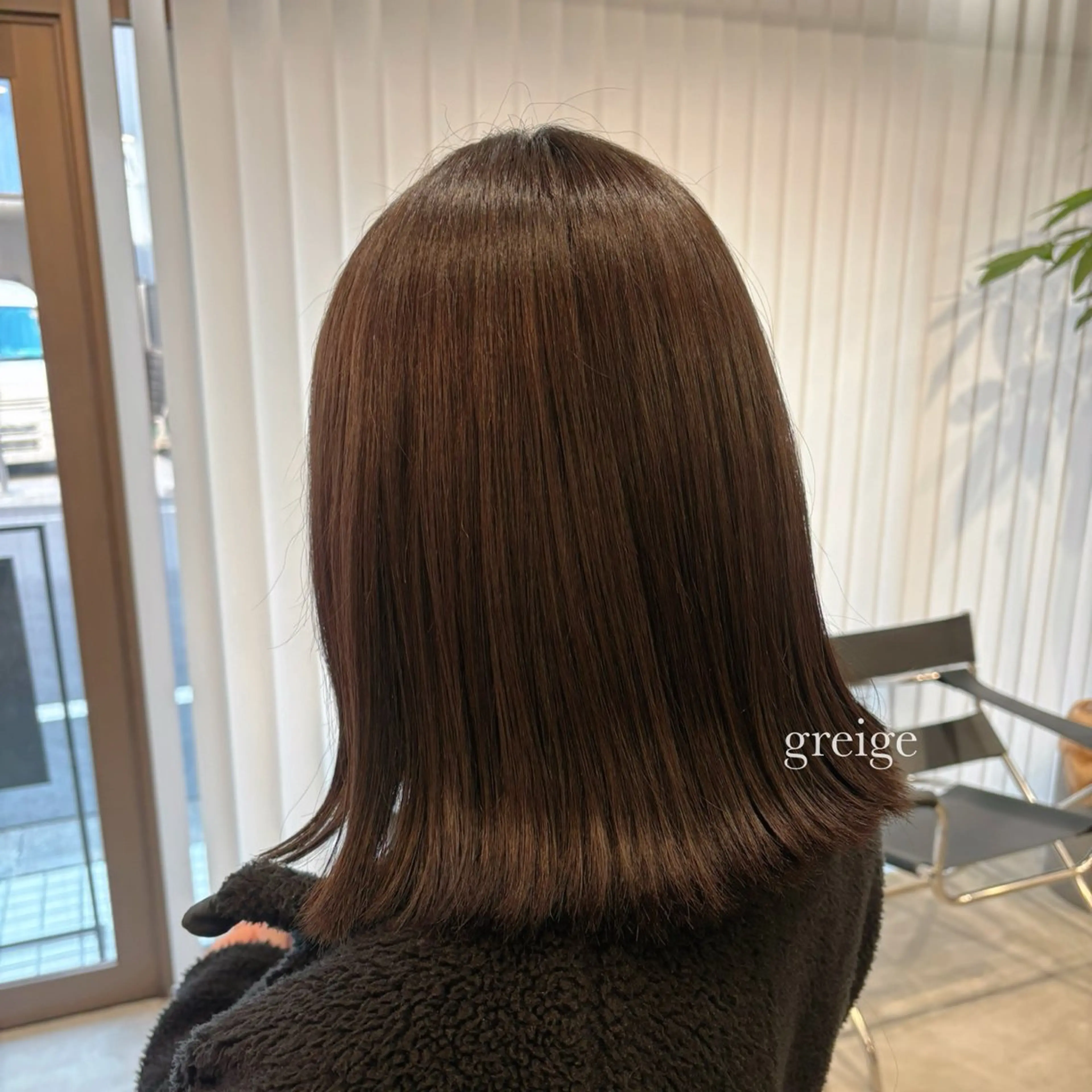 ミディアム カラー グレージュ ten.所属・mihiro 🎀のヘアスタイル