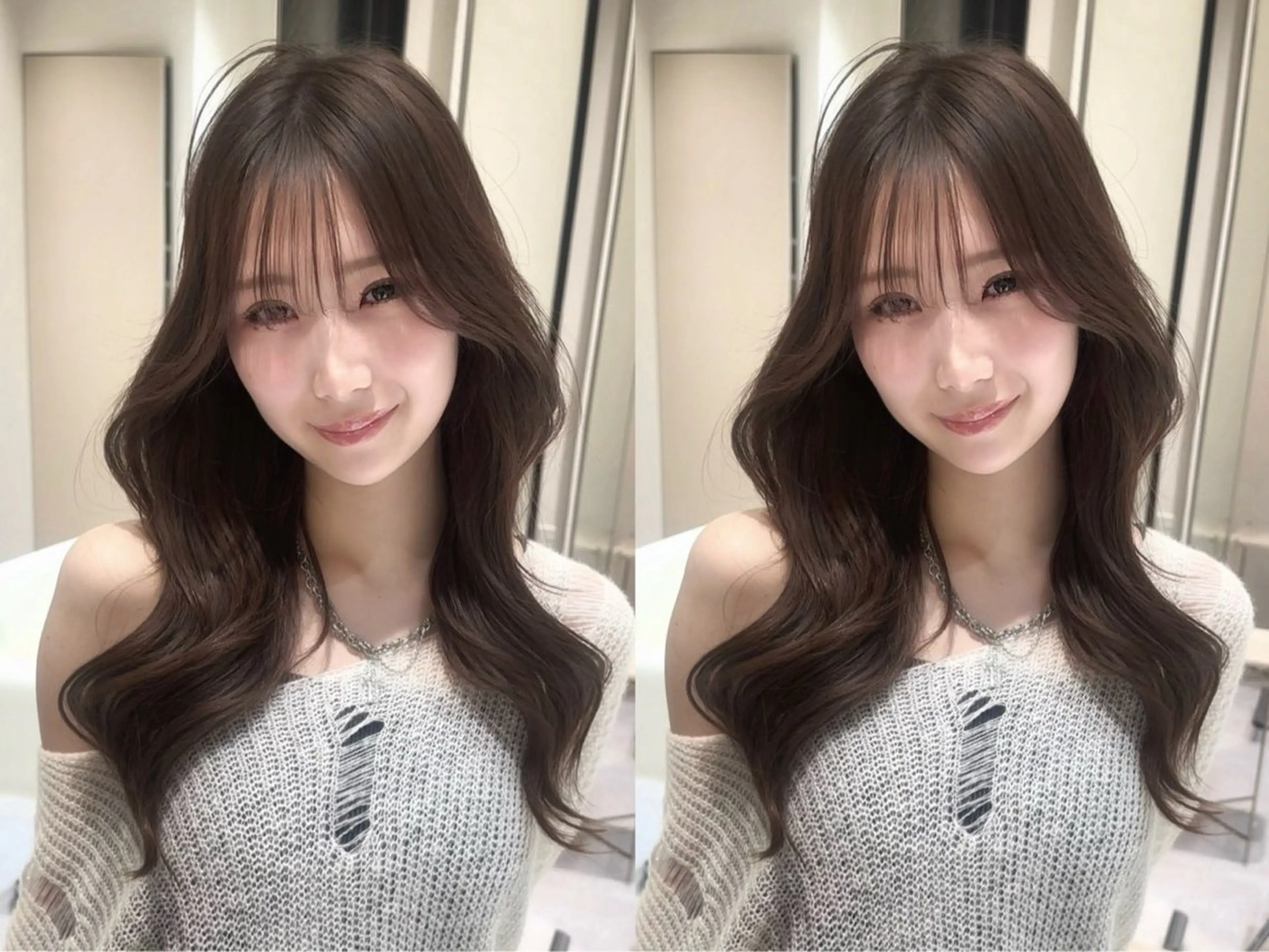 ロング レイヤーカット カット ヘアカラー 🎀透明感カラー shizuka🎀のヘアスタイル