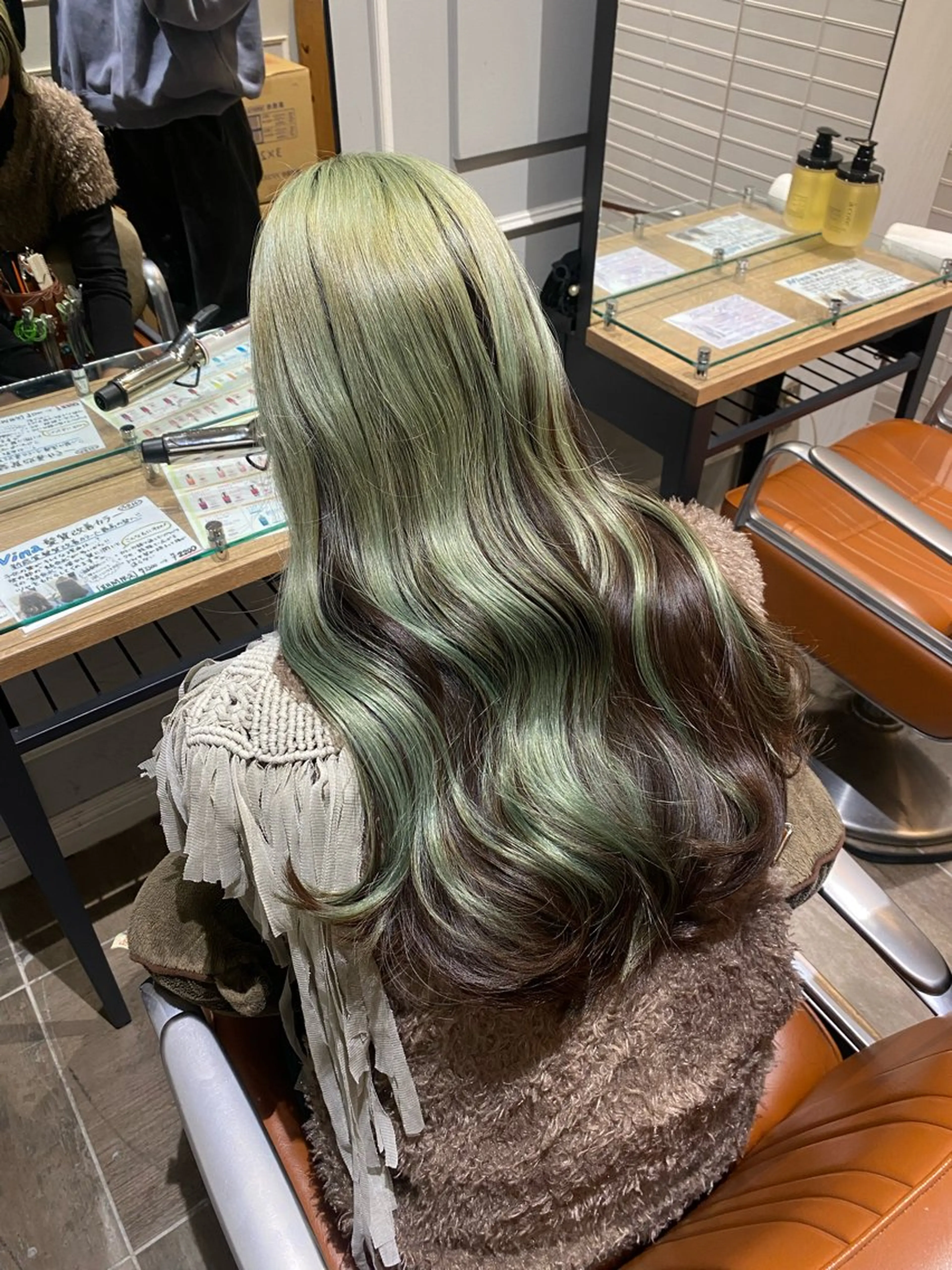 ロング 韓国風ヘア 韓国ヘア🍒渡辺 咲🍒のヘアスタイル