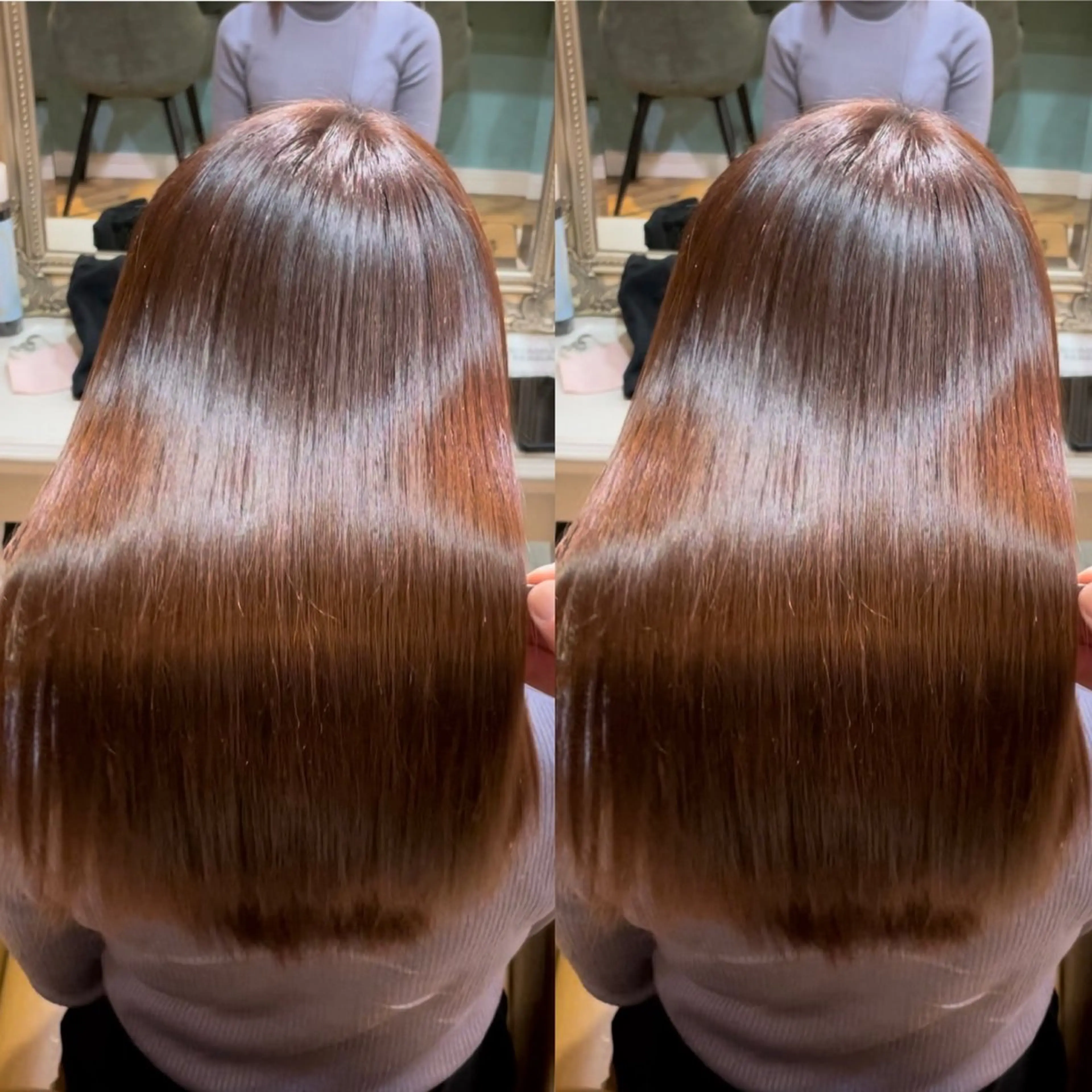 ロング カット 縮毛矯正 トリートメント 美髪縮毛矯正🤍 髪質改善/Shinaのヘアスタイル