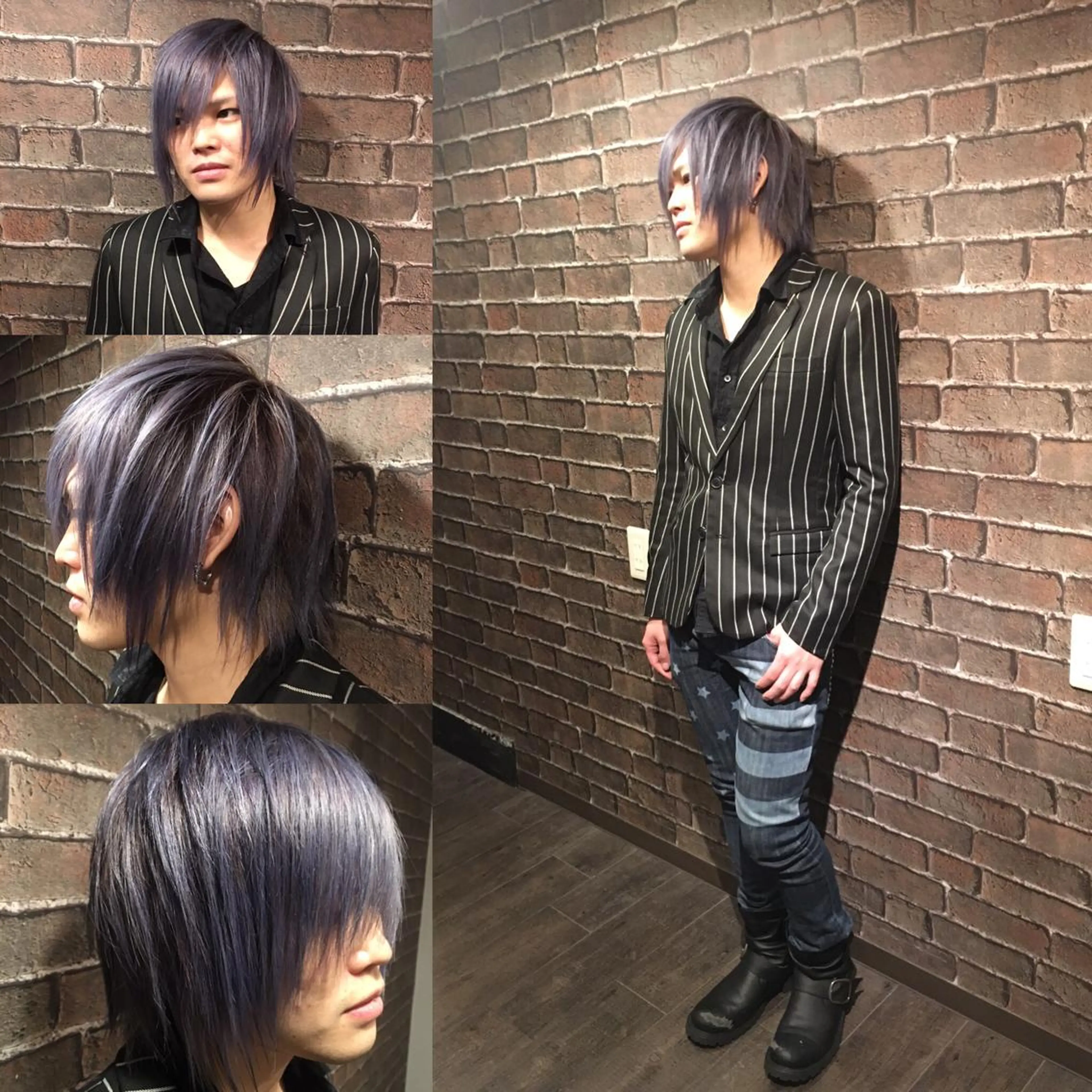 ショート カラー メンズ バイオレットカラー Always所属・Always Horiのヘアスタイル