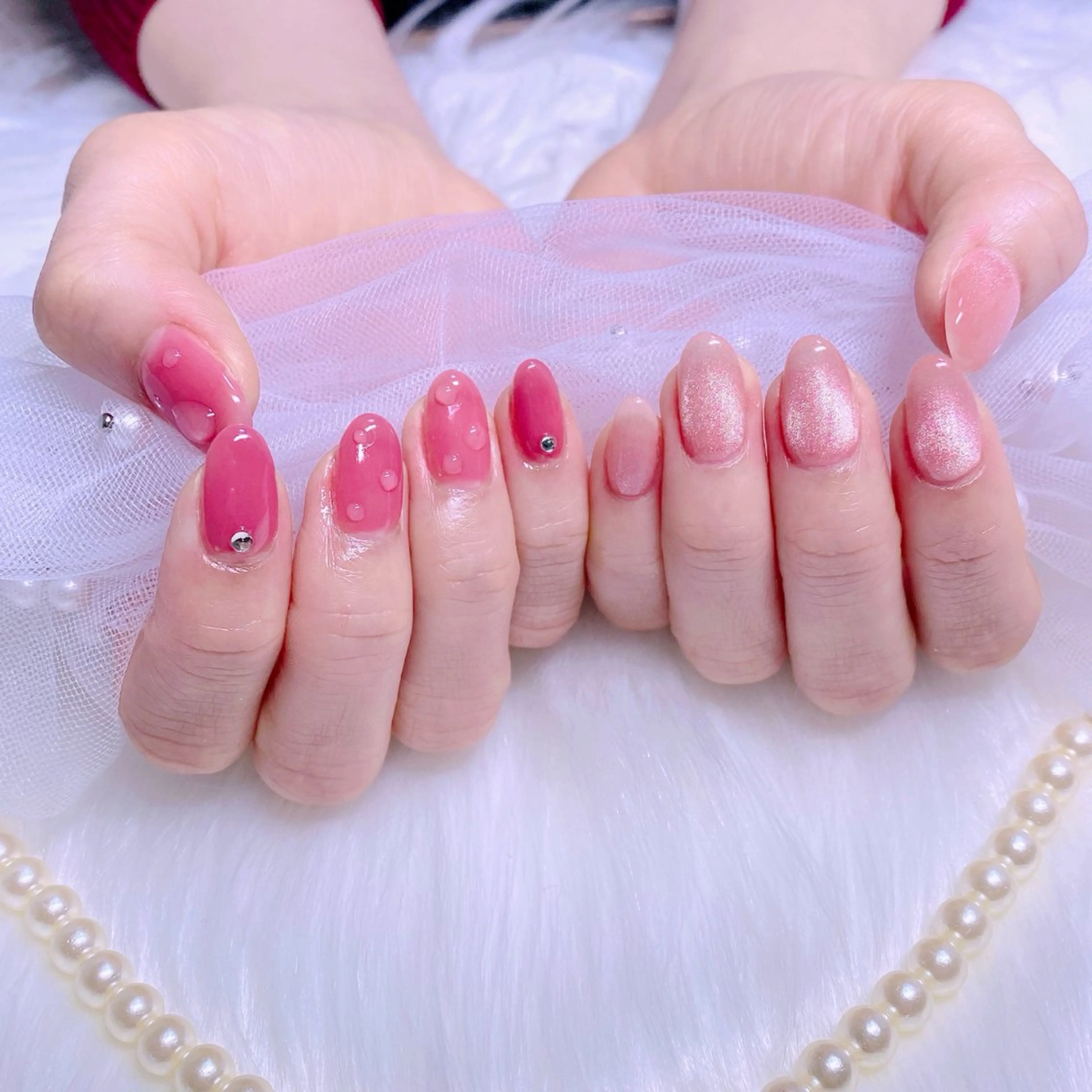 ネイル マグネットネイル オフィスネイル Nail Yunaのネイルデザイン