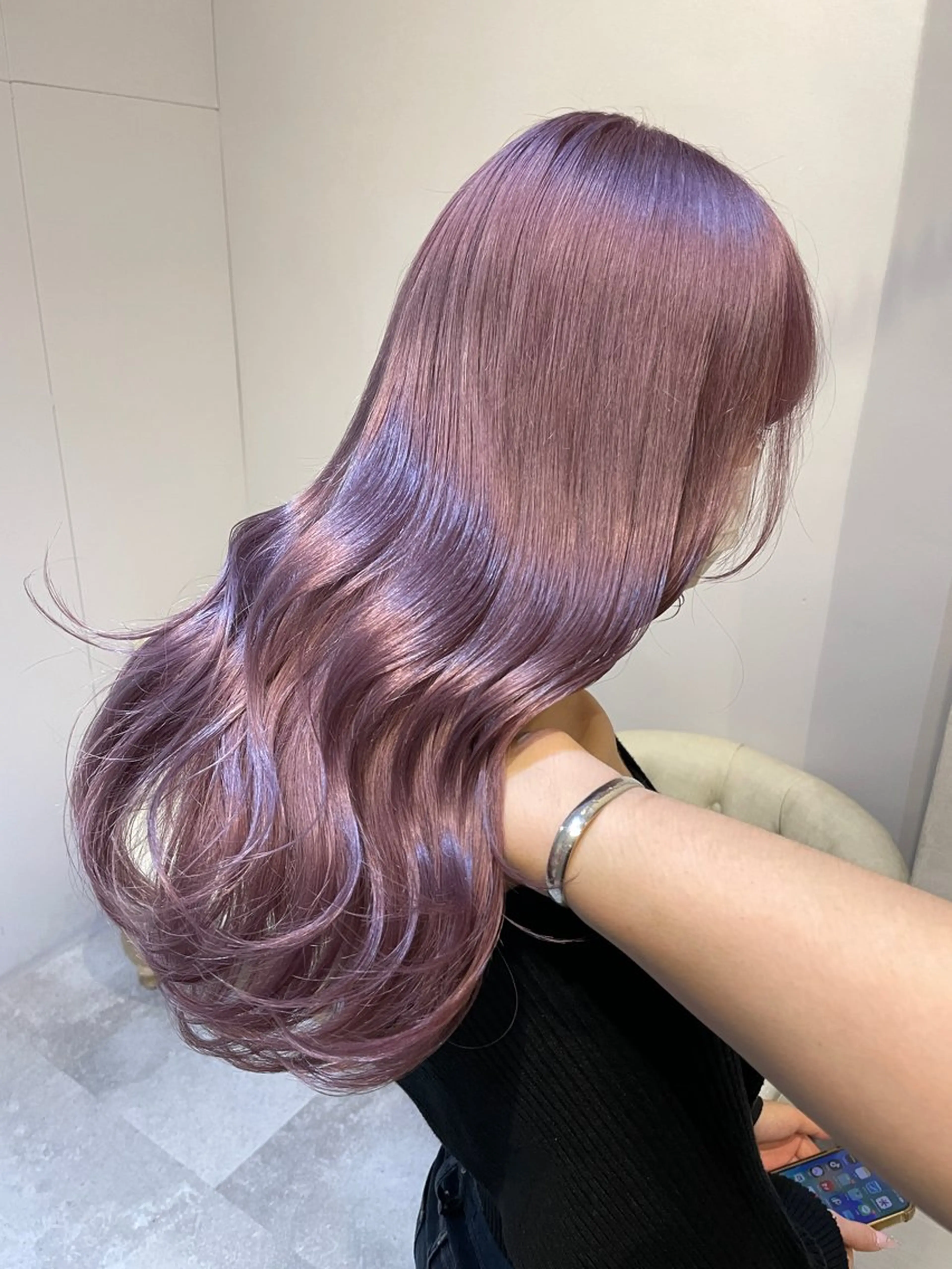 セミロング 山岡 拓也のヘアスタイル