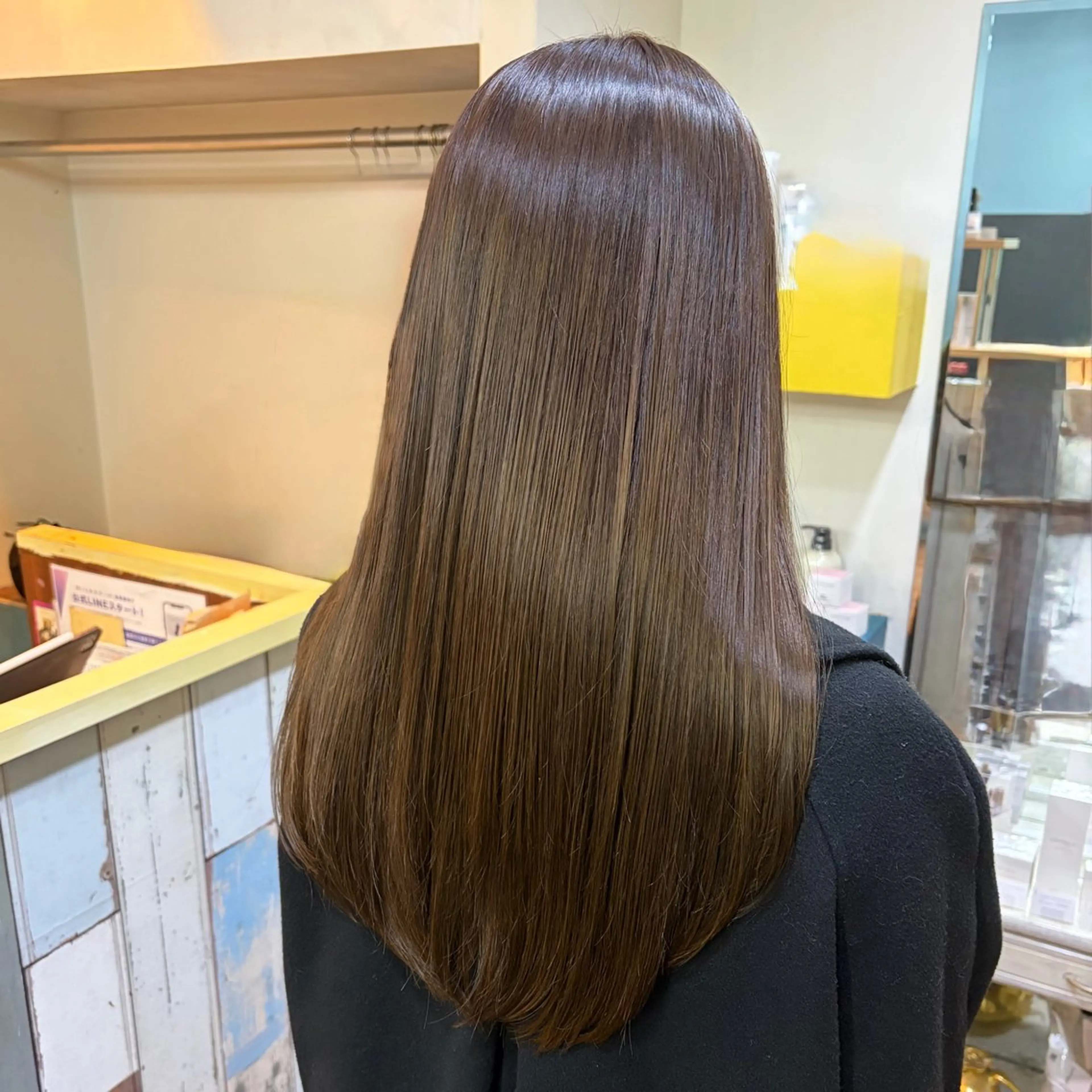 ロング カラー カット ヘアカラー トリートメント 髪質改善/透明感 カラー/西川奈穂のヘアスタイル