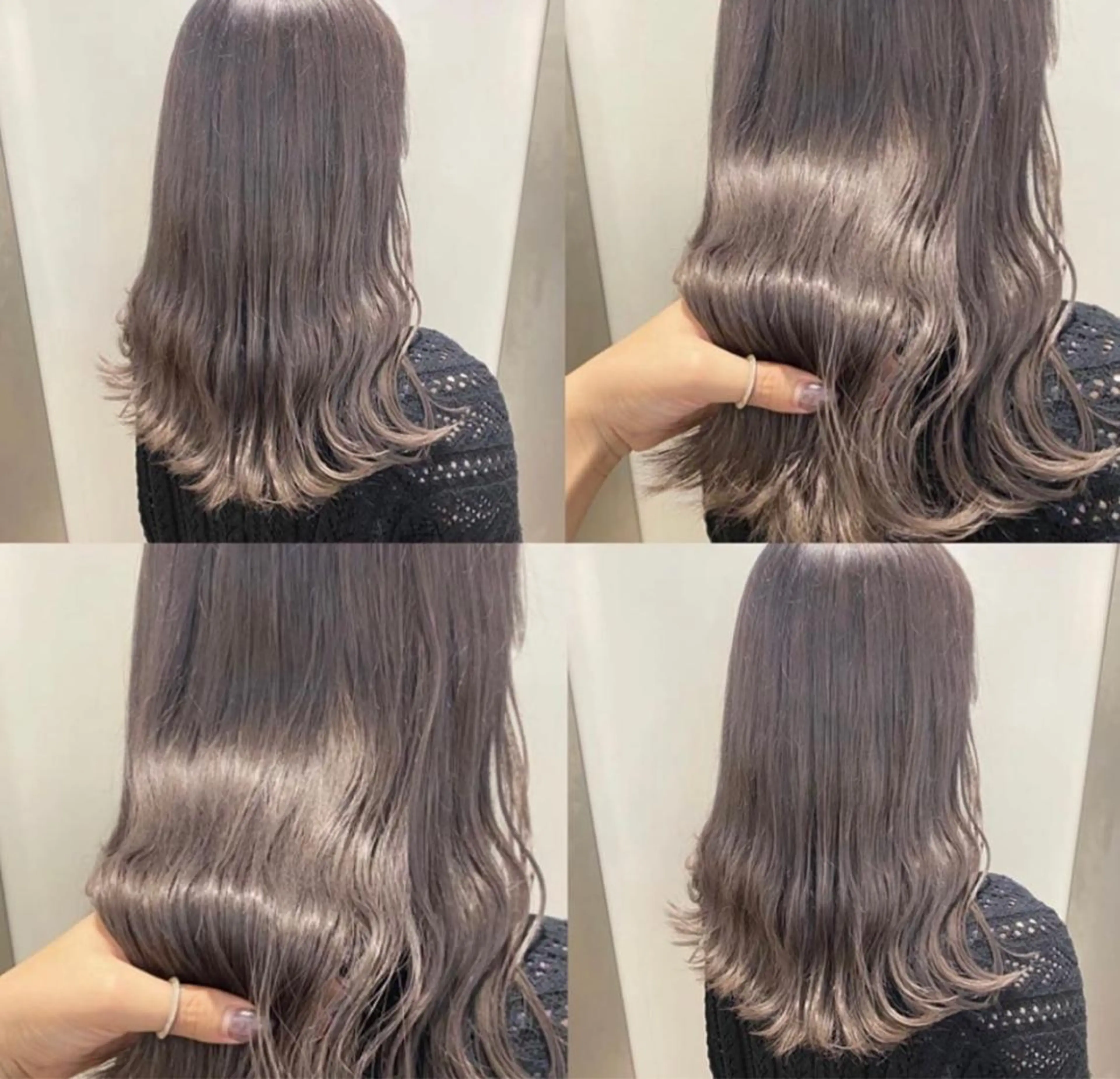 セミロング カラー ブリーチ 透明感カラー 遠藤沙也加 /レイヤーカットのヘアスタイル