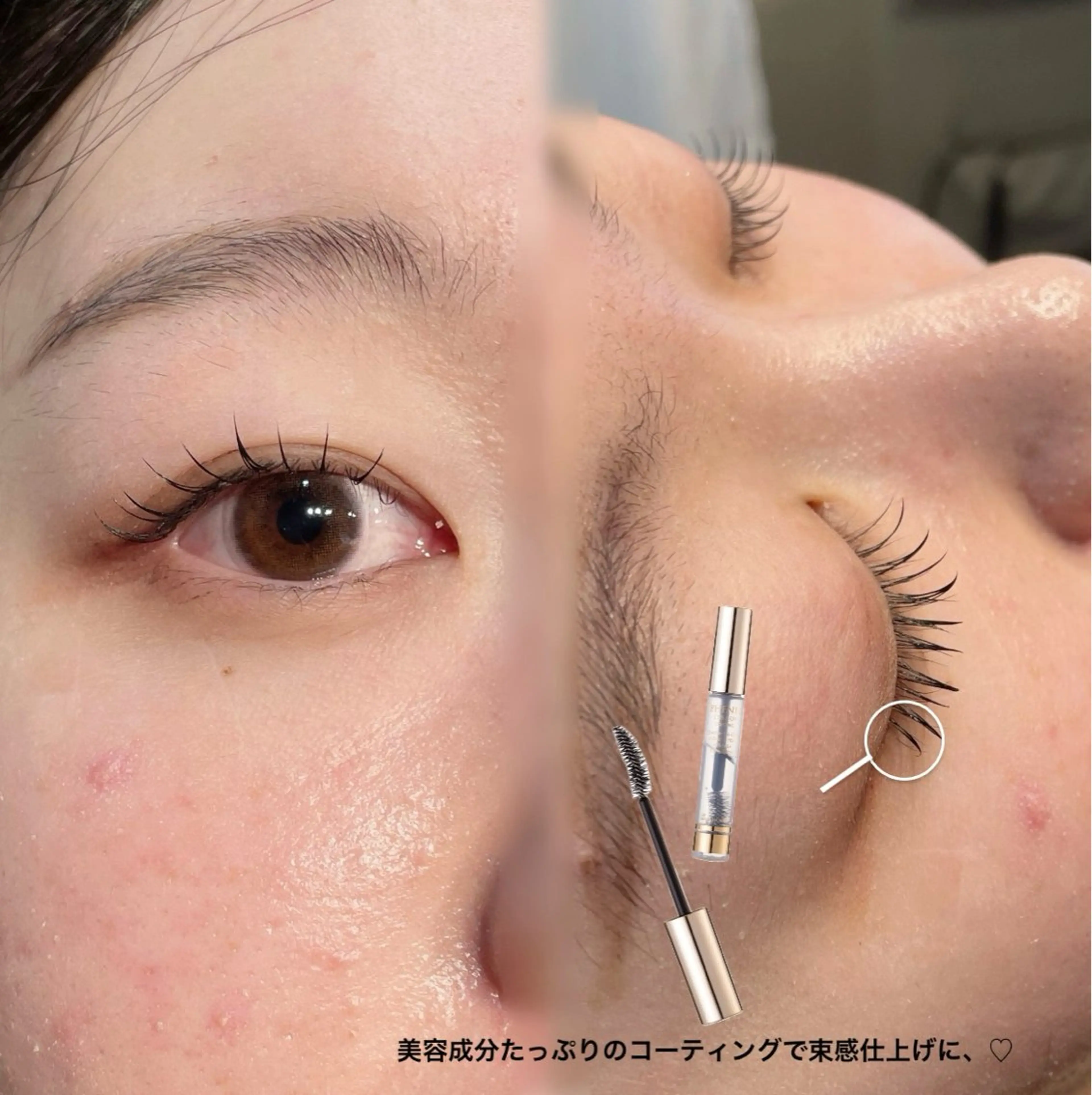 マツエク・マツパ バインドロック フラットラッシュ パリジェンヌラッシュリフト まつげパーマ 一重×まつ毛パーマ Biolus／天王寺 ２号店🌼Arisaのマツエク・マツパデザイン
