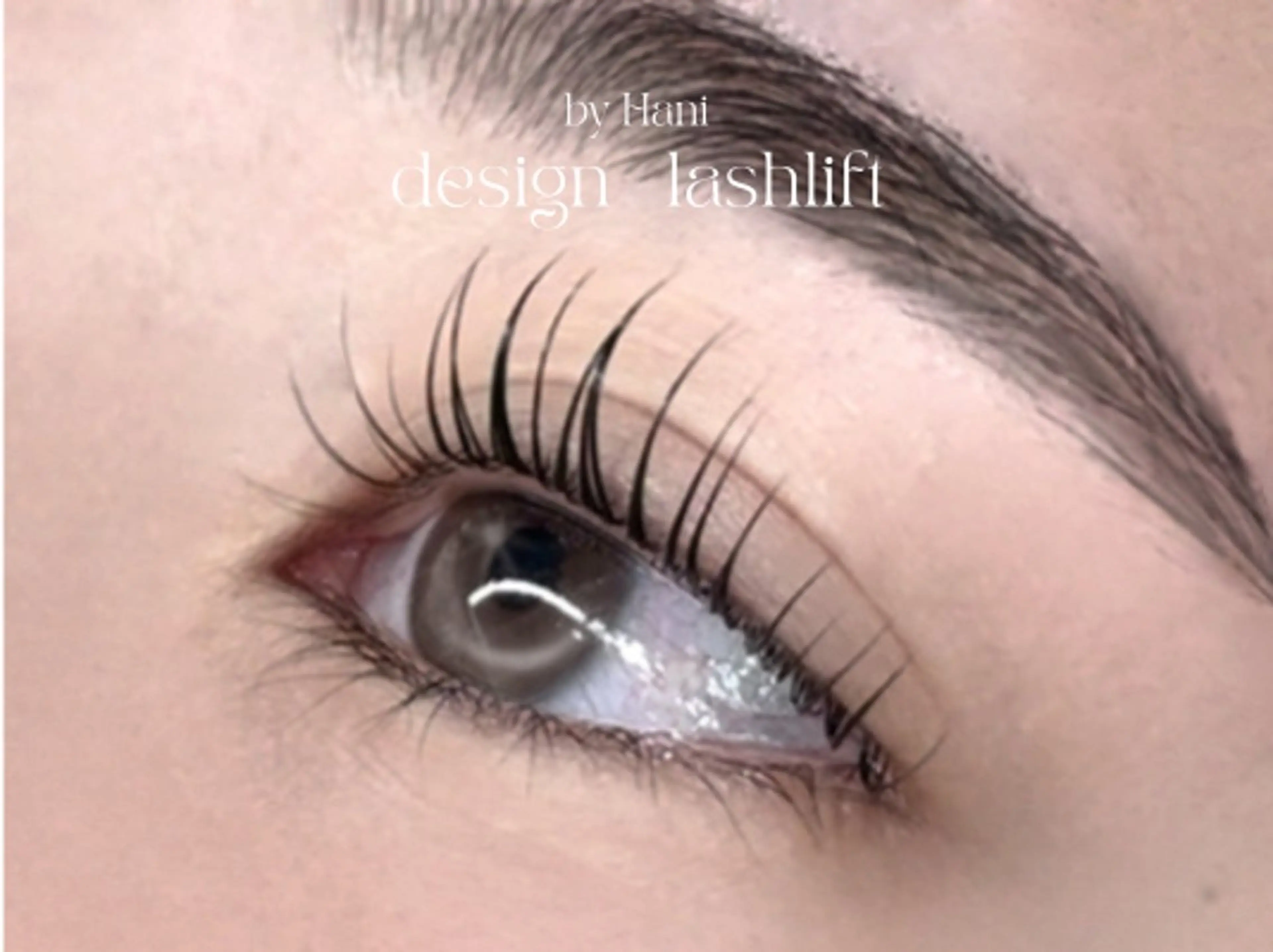 マツエク・マツパ 束感まつ毛 まつげパーマ 下まつげエクステ 一重×まつ毛パーマ Hani🌛 マツパ/アイブロウのマツエク・マツパデザイン