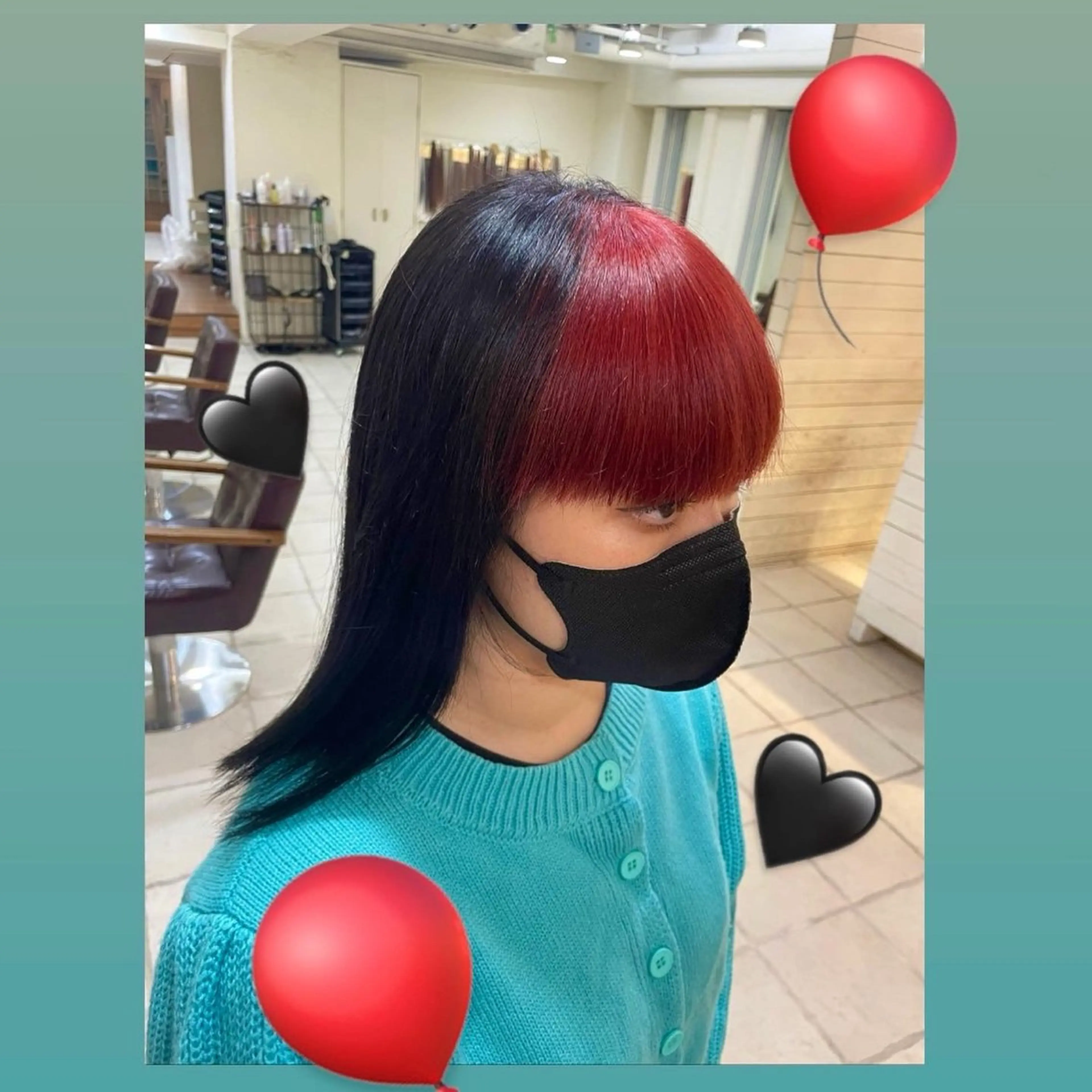 ミディアム カラー ヘアカラー トリートメント 元地雷系美容師🫶 RYUSEI🐈‍⬛のヘアスタイル