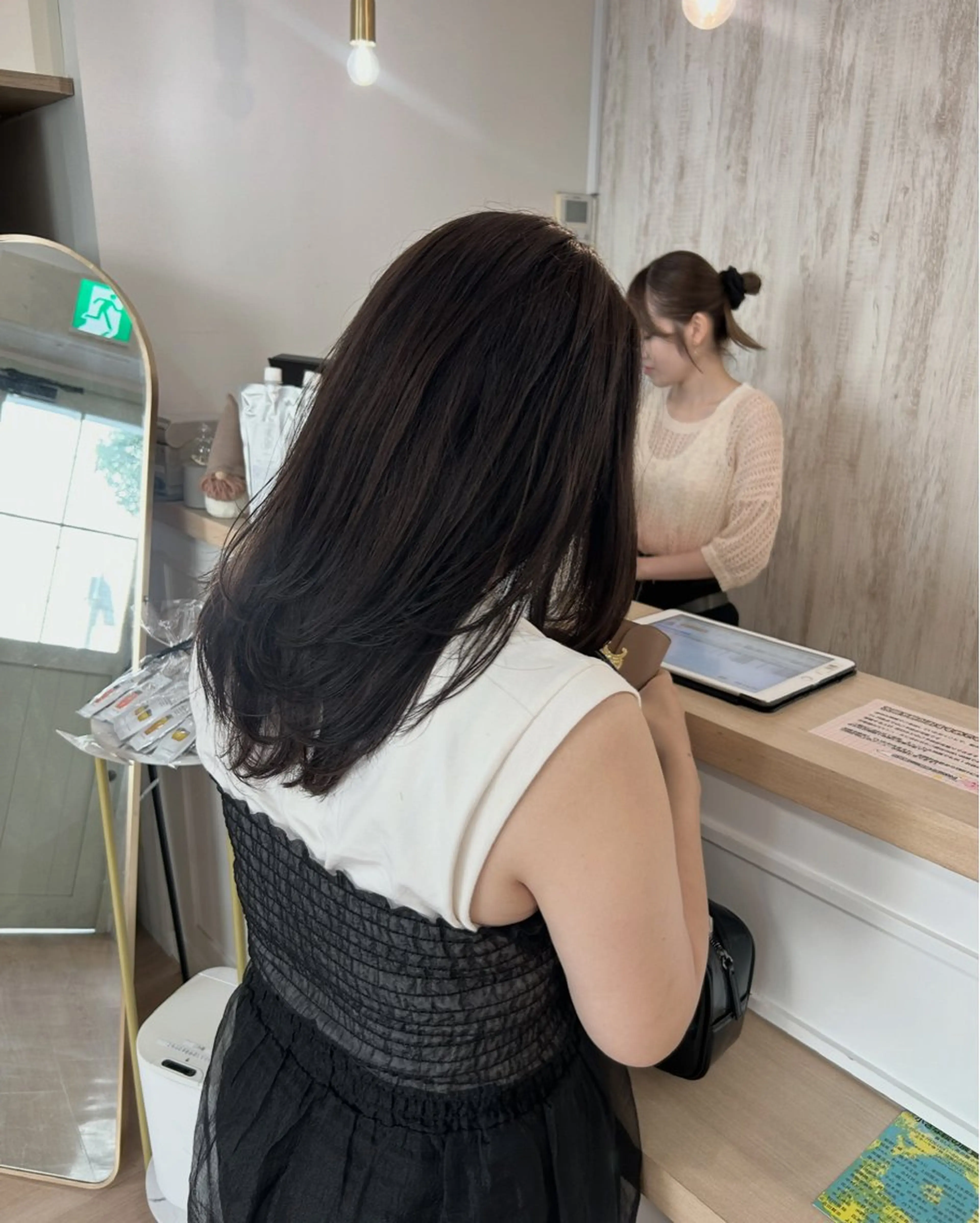 【新規限定🌿】カット+髪質改善カラー✨（ミディアム・ロングの方）の写真