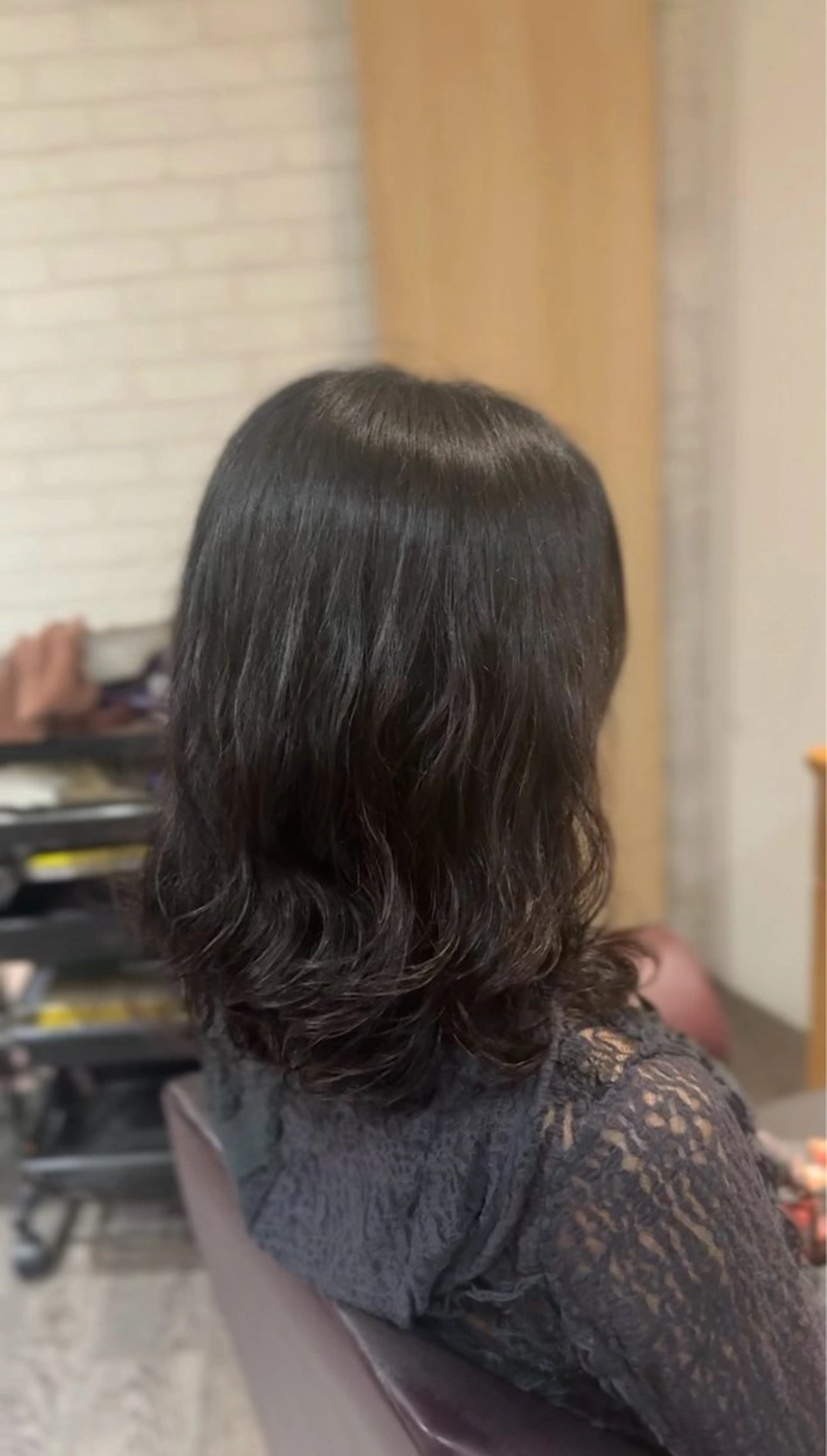 セミロング カラー カット パーマ Afinar 乃空 メンズ特化促進中!のヘアスタイル