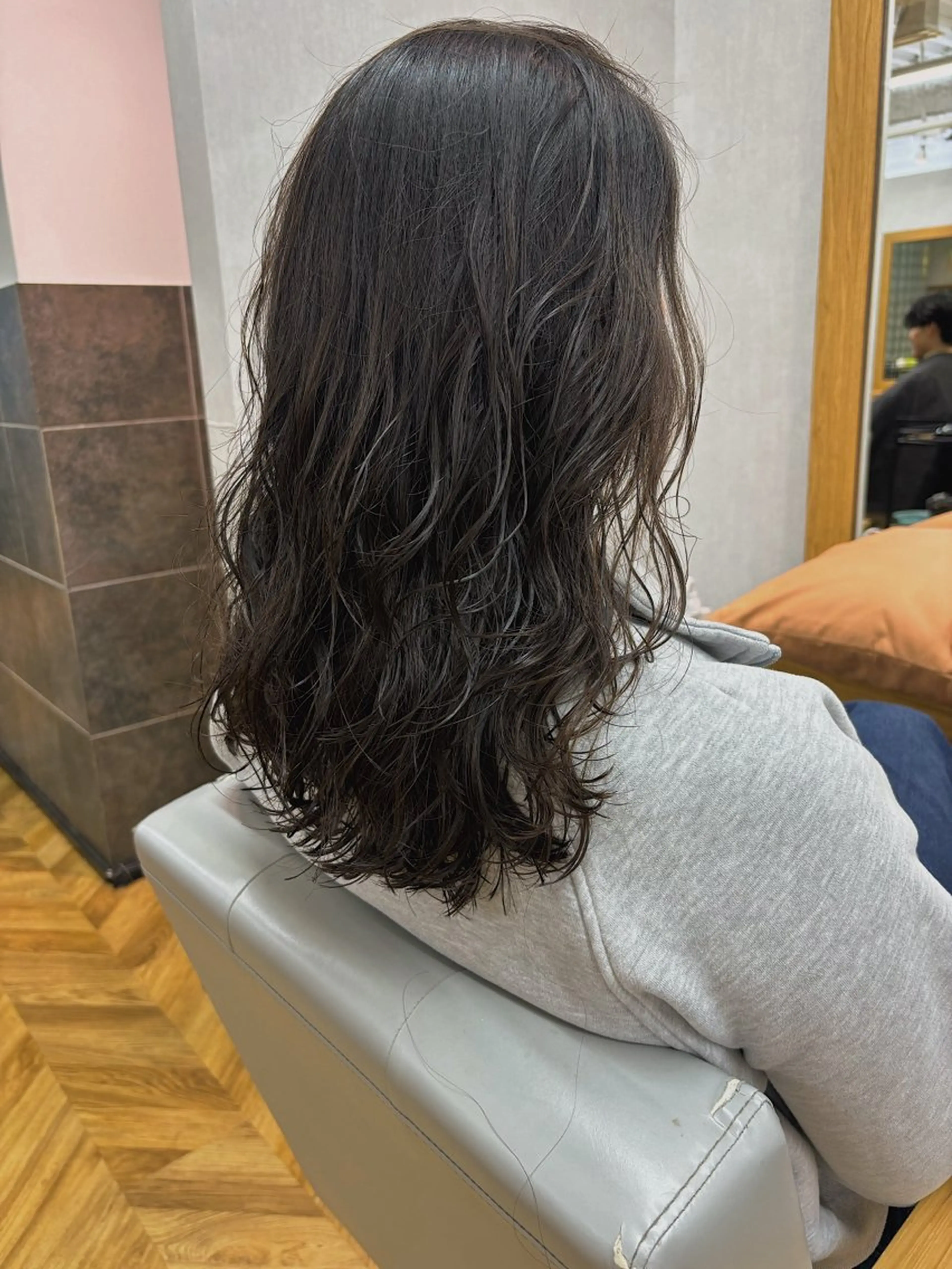 パーマ デジタルパーマ ニュアンスパーマ カット パーマ ボブ/ミディアム 親しみやすさ/さくらのヘアスタイル