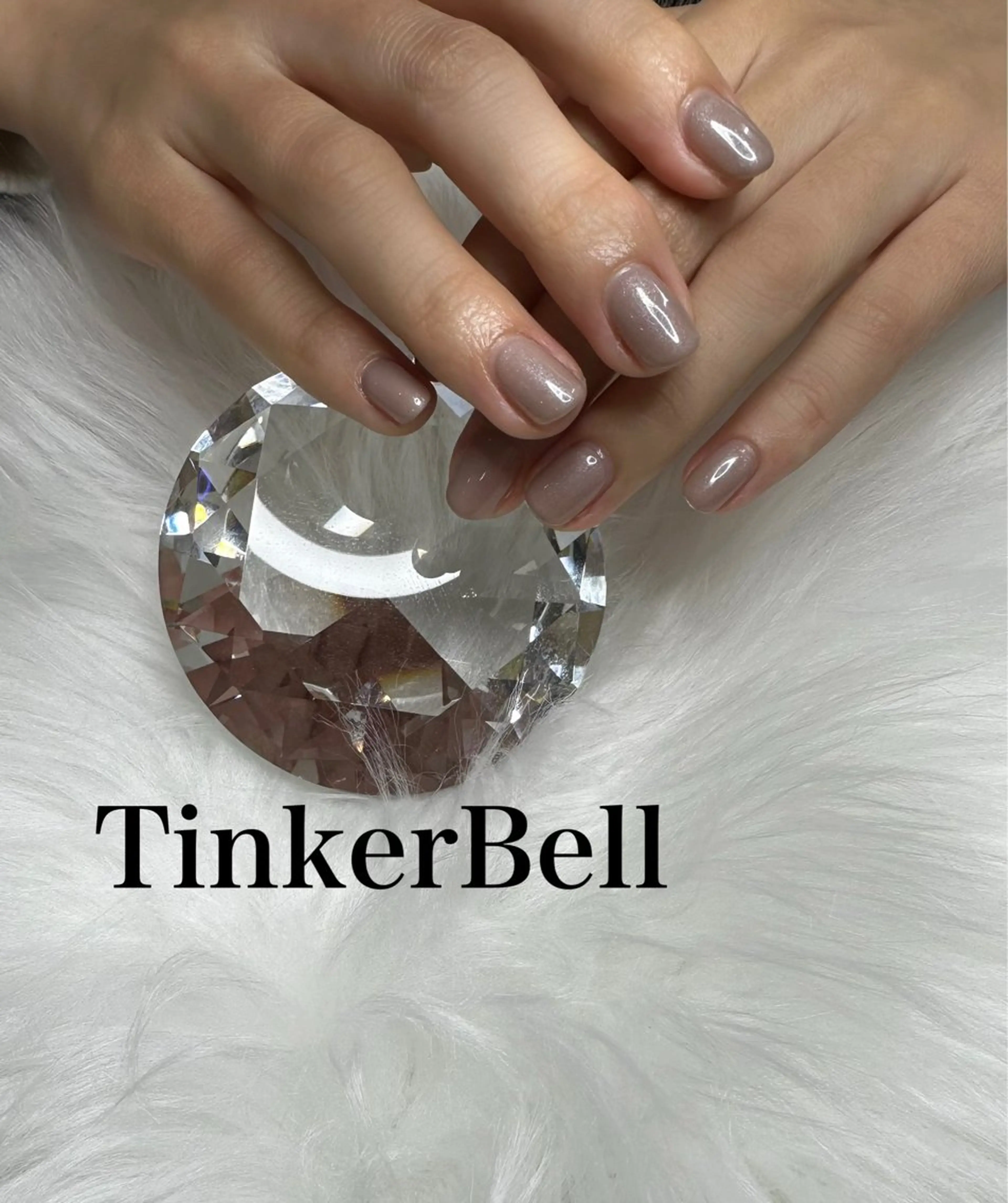 ネイル キラキラネイル ラメ(グリッター) ハンドネイル Tinker Bellのネイルデザイン