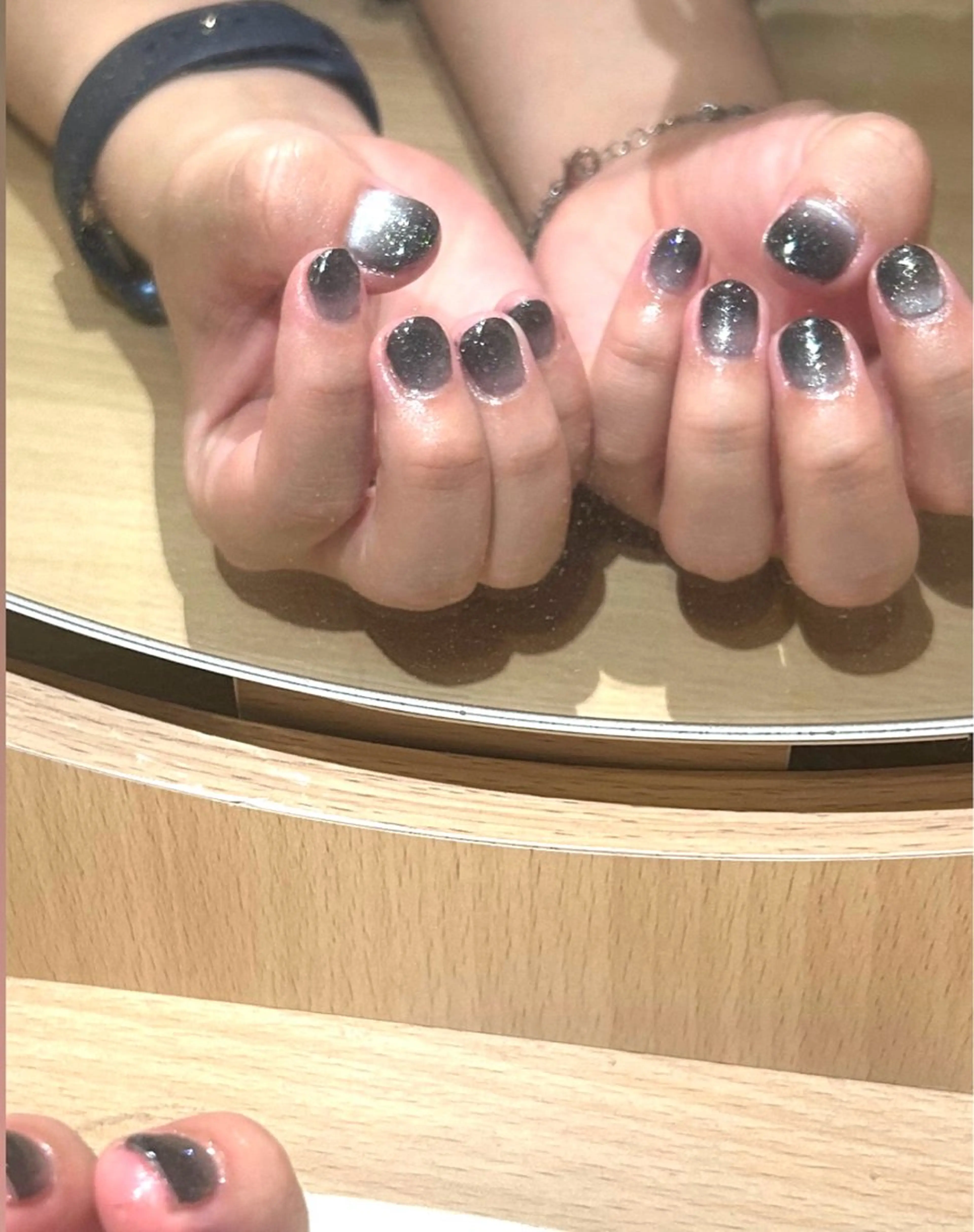 ネイル グラデーション シンプルネイル Sii  鷺沼 Rinのネイルデザイン