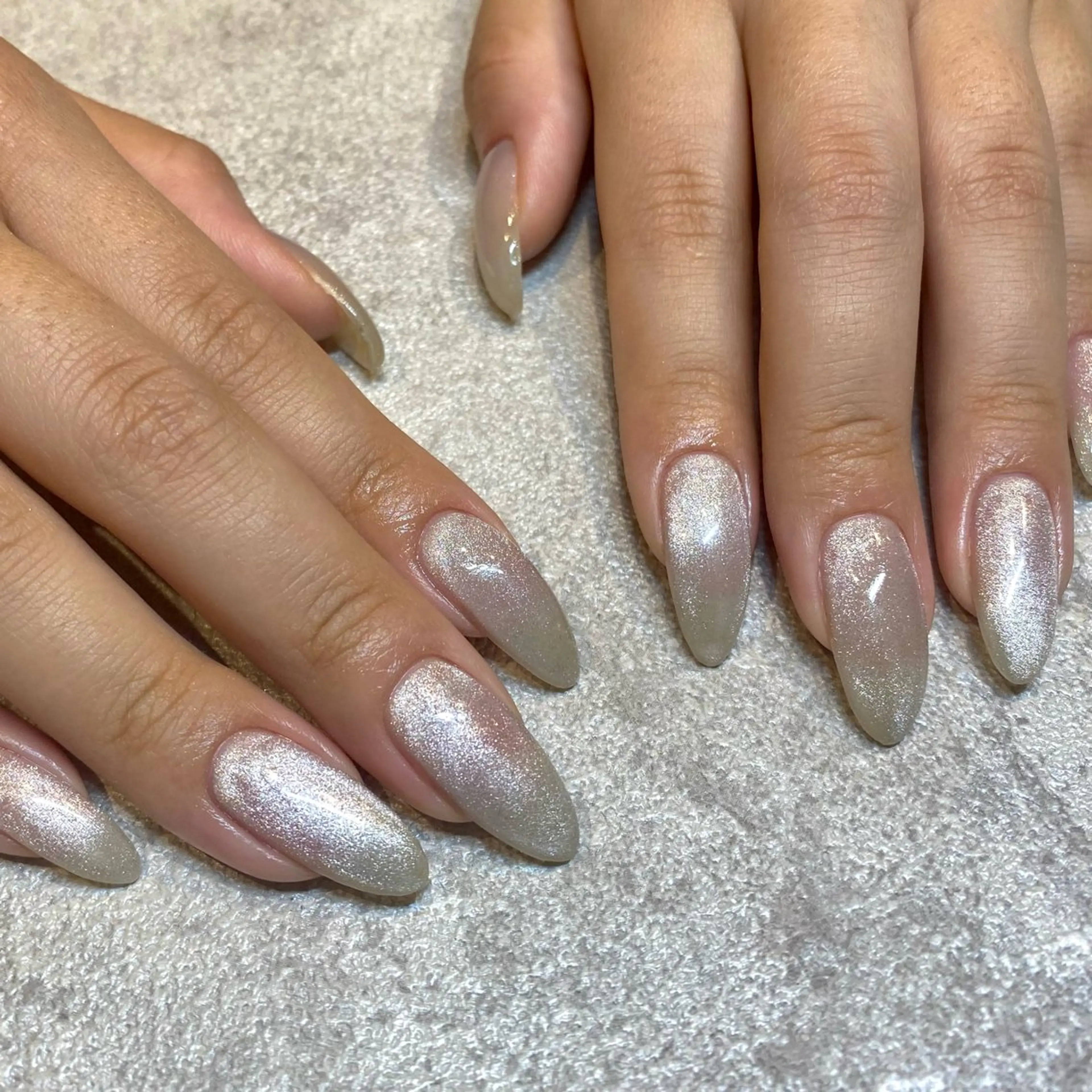 ネイル マグネットネイル MAHO W 【深江橋店】のネイルデザイン