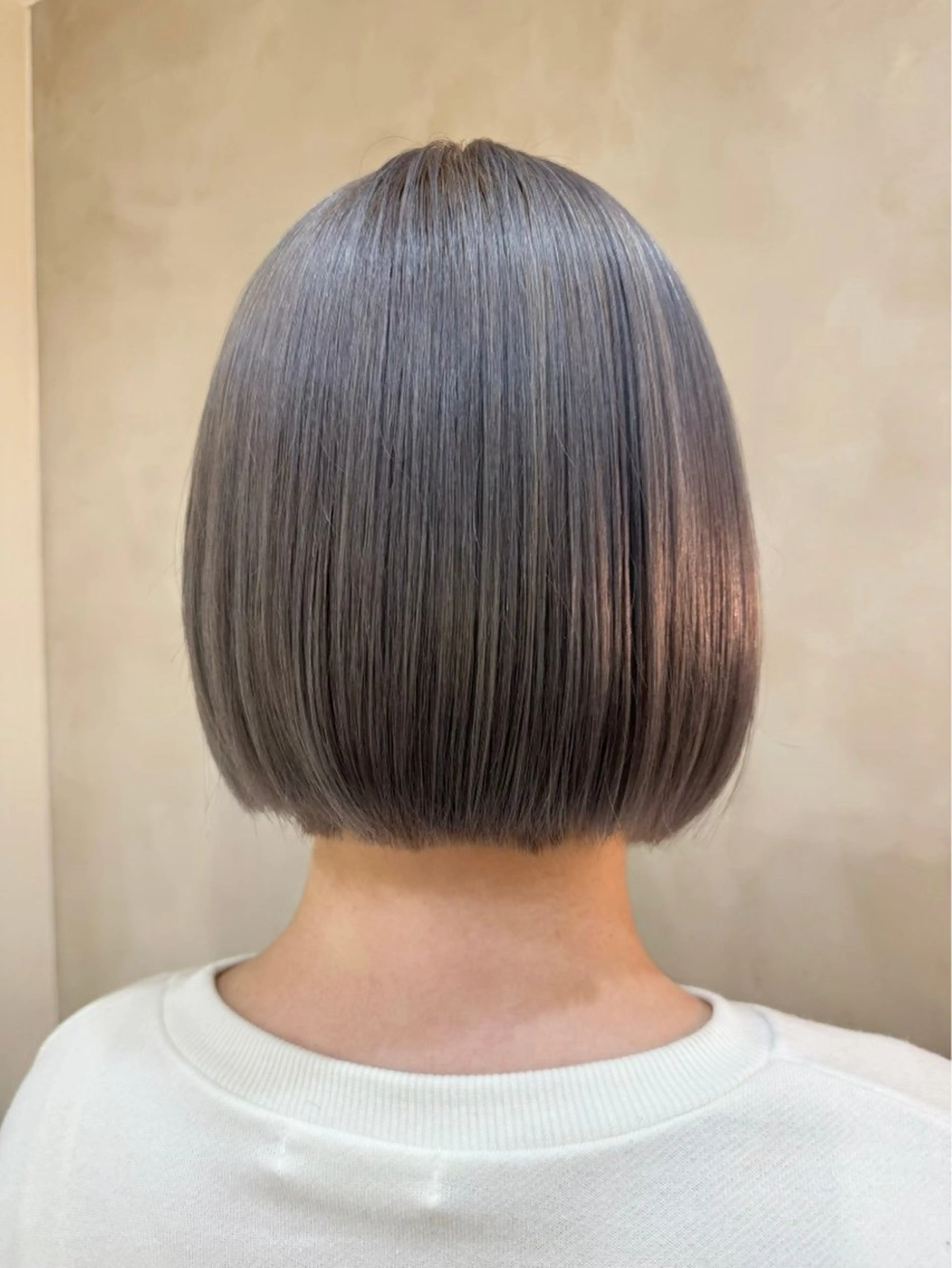 ミディアム LUVISM ボブ りきカットモデル募集のヘアスタイル