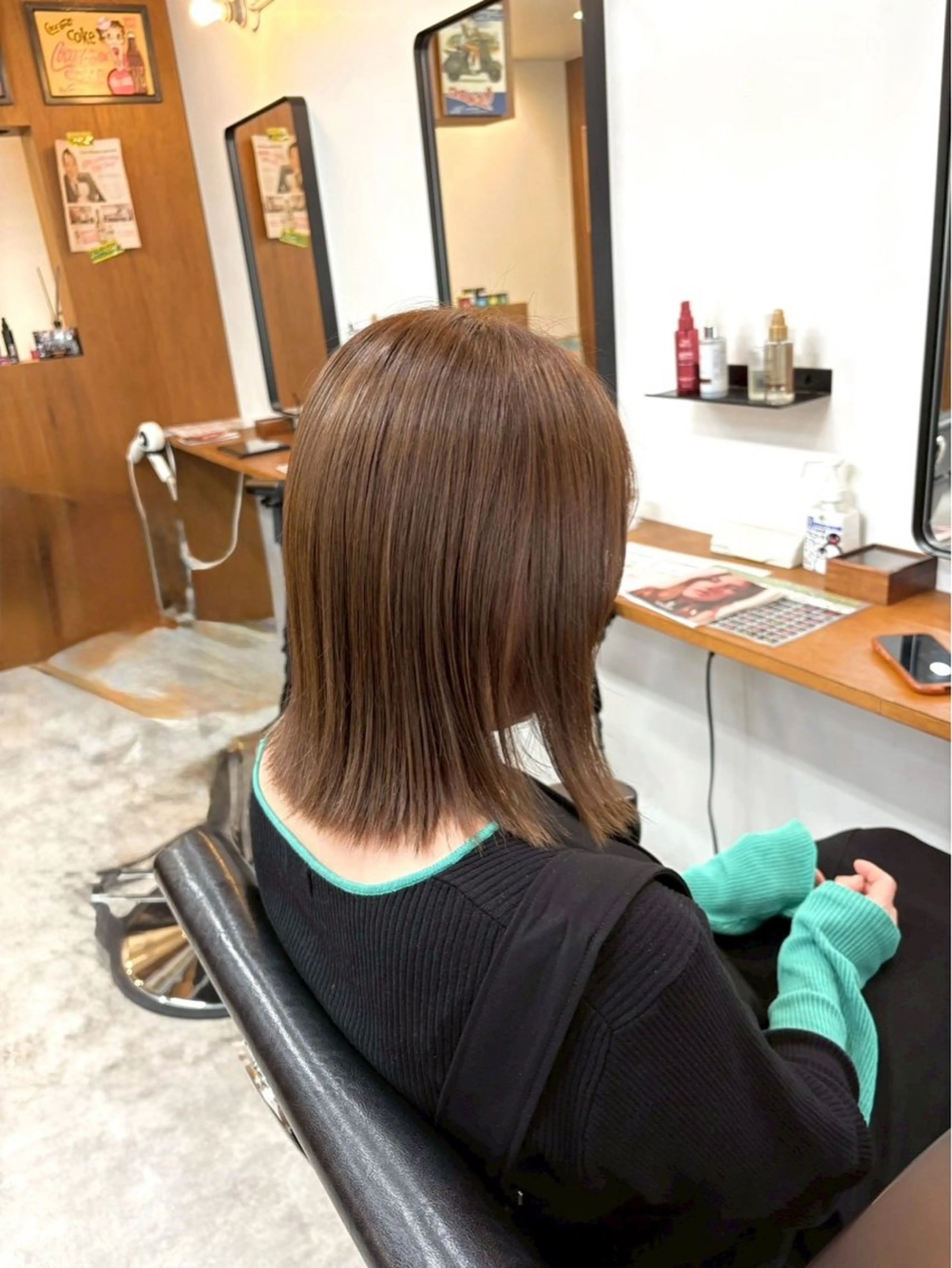 ミディアム カラー 柔らかい/抜け感/ SOU🫧のヘアスタイル