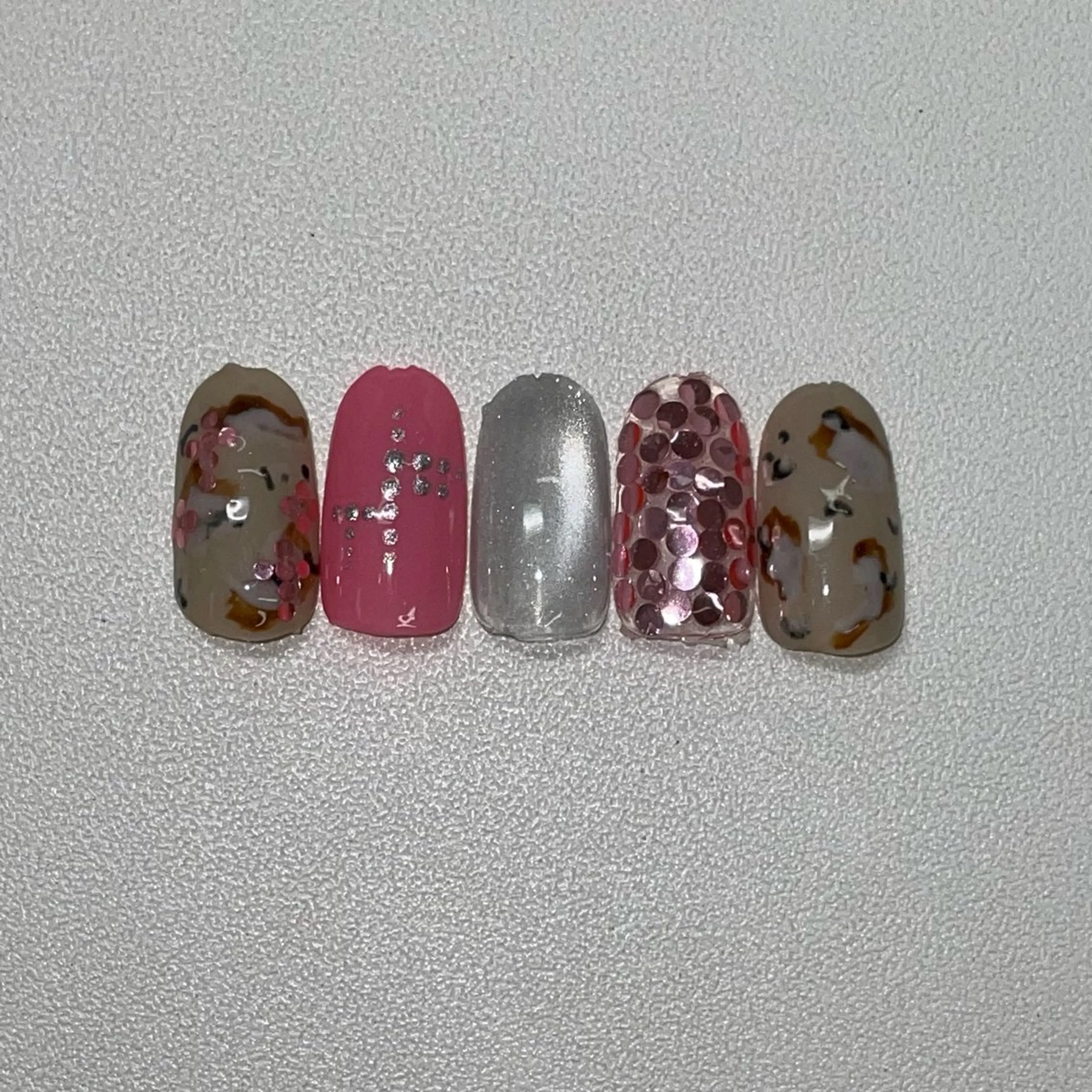 ネイル ハンドネイル うの 韓国ﾈｲﾙ໒꒱⋆⭒˚のネイルデザイン