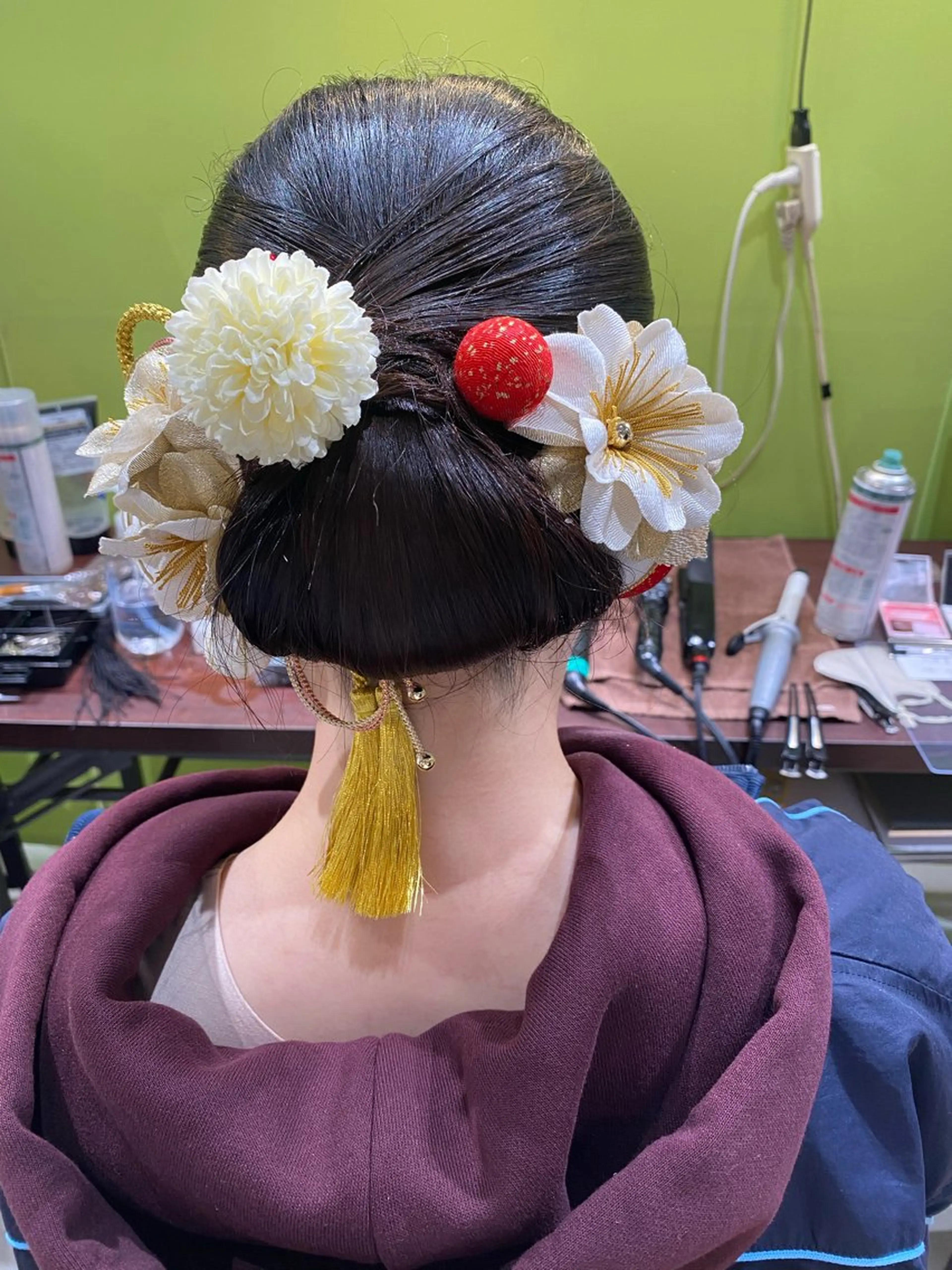 セミロング ヘアセット Hiroshi ヒロシのヘアスタイル