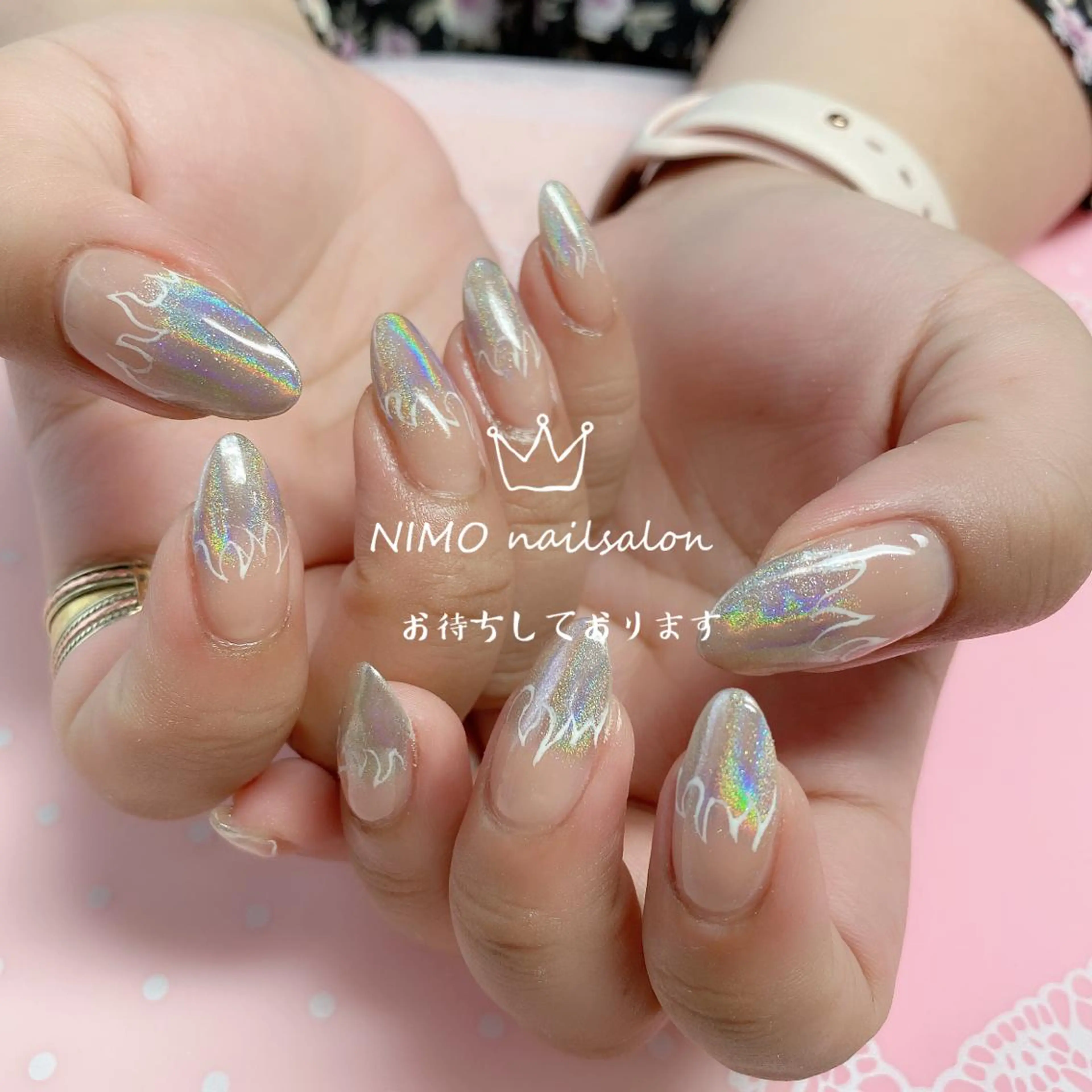 ネイル 持ち込み ハンドネイル ハンドケア 閨匠ビューティサロン 新橋店♡Ellieのネイルデザイン