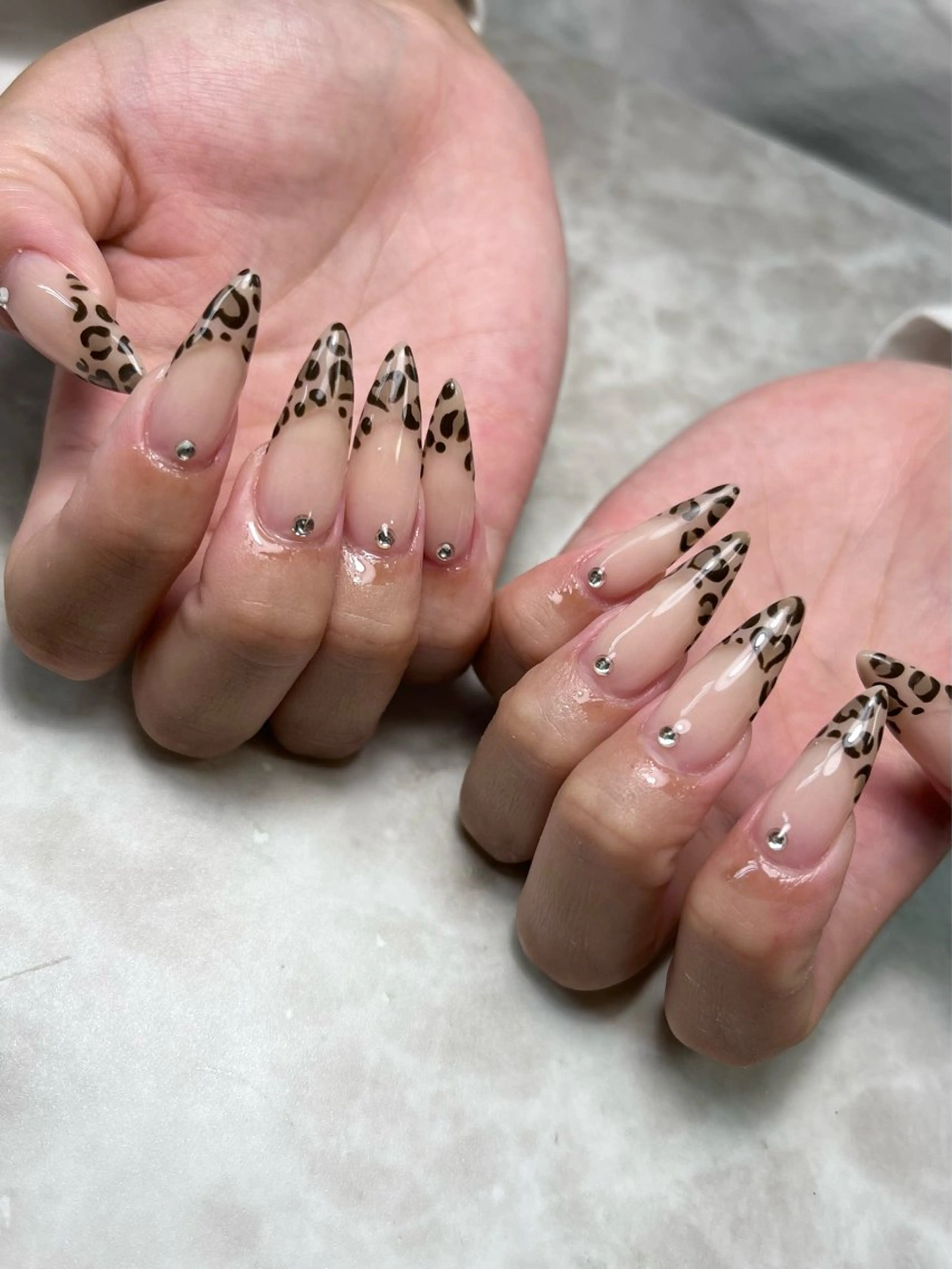 ネイル グラデーション スカルプネイル Nailsalon E's cafeのネイルデザイン