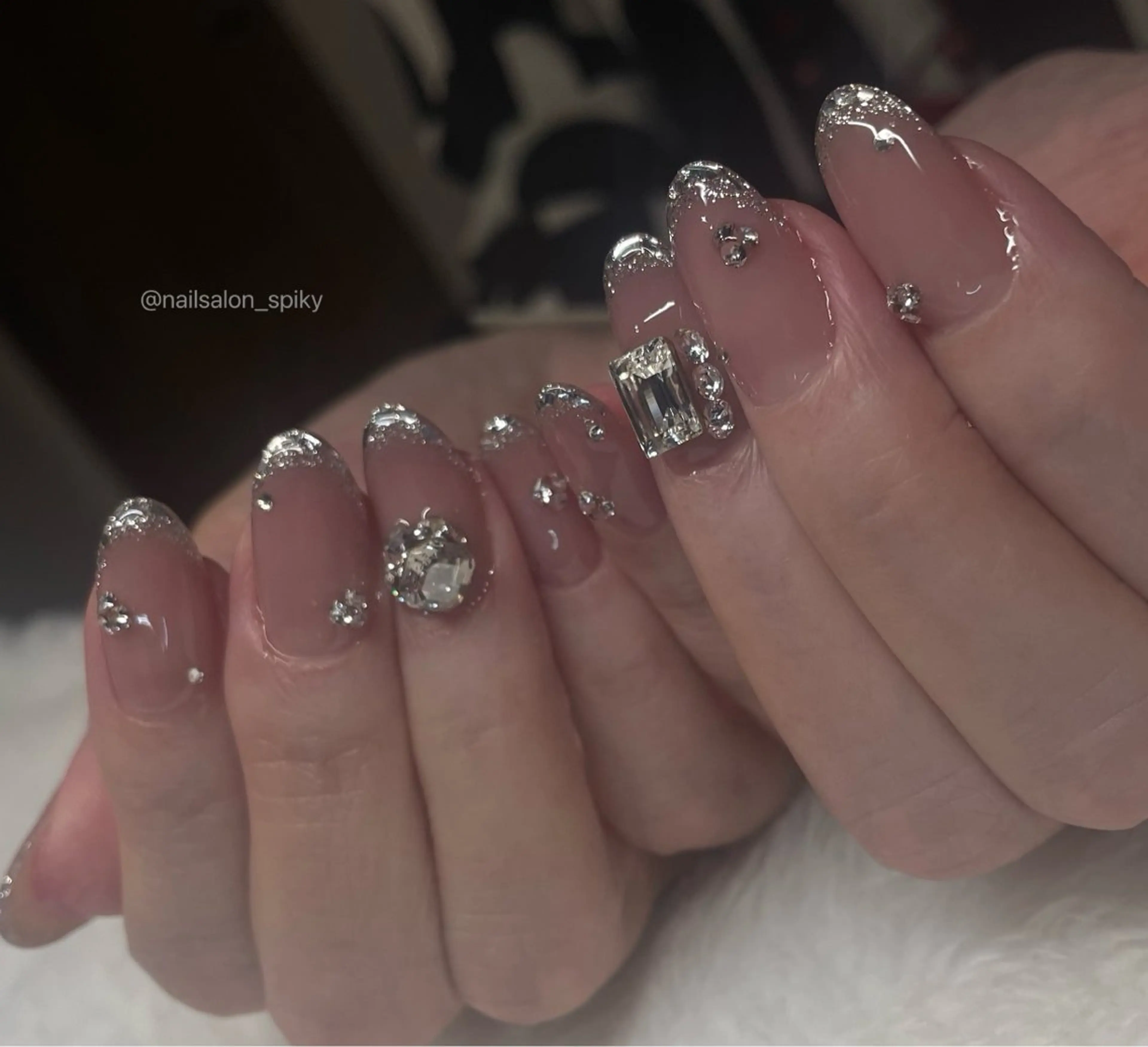 ネイル ハンドネイル Spiky とうげ ふうかのネイルデザイン