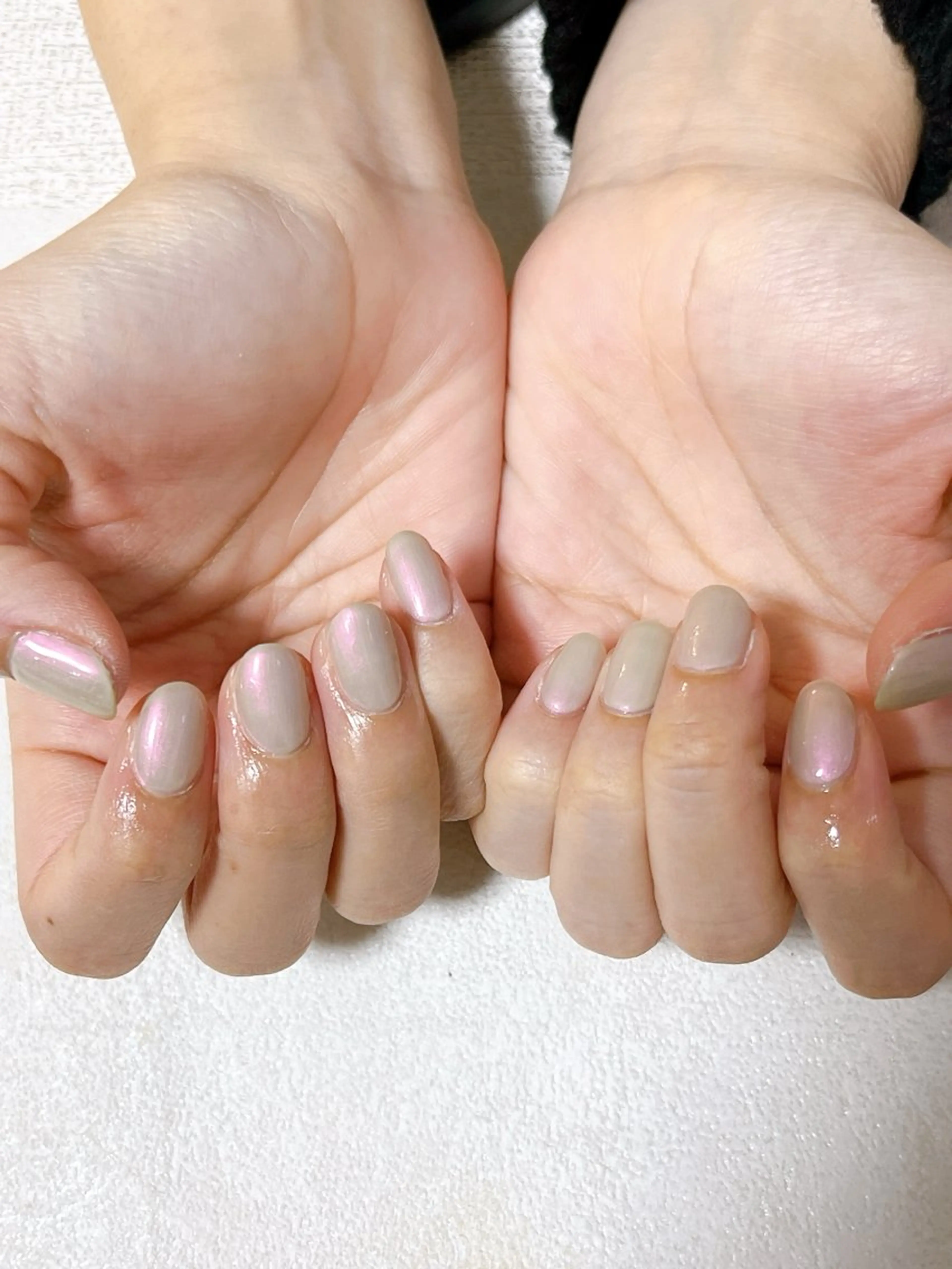 ネイル オーロラネイル フットネイル フレンチネイル ジェルネイル ハート ハンドネイル mogunail &blowのネイルデザイン