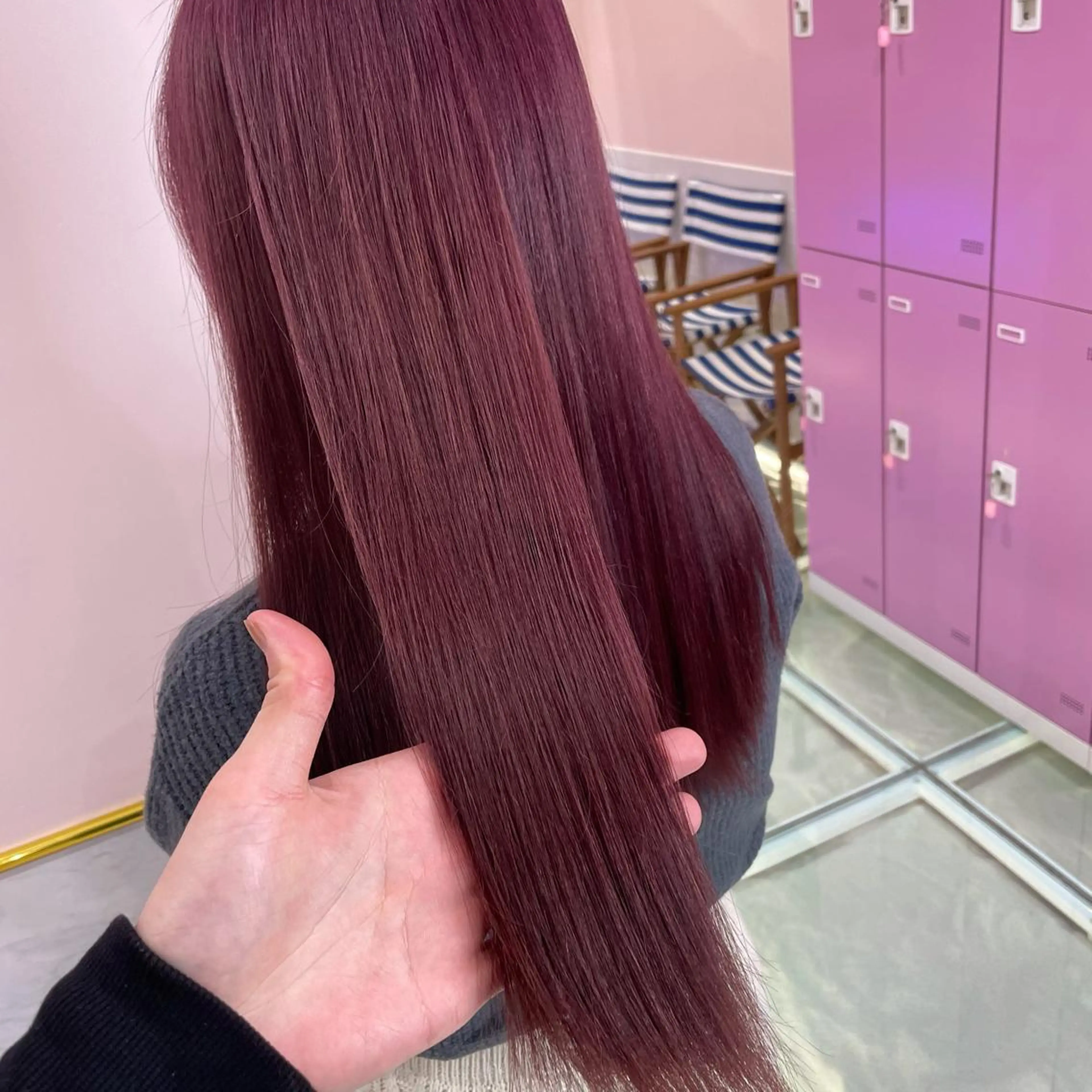 ミディアム カラー ヘアカラー トリートメント ヘアセット 🫧tatsuki 🫧“lot 横浜“のヘアスタイル