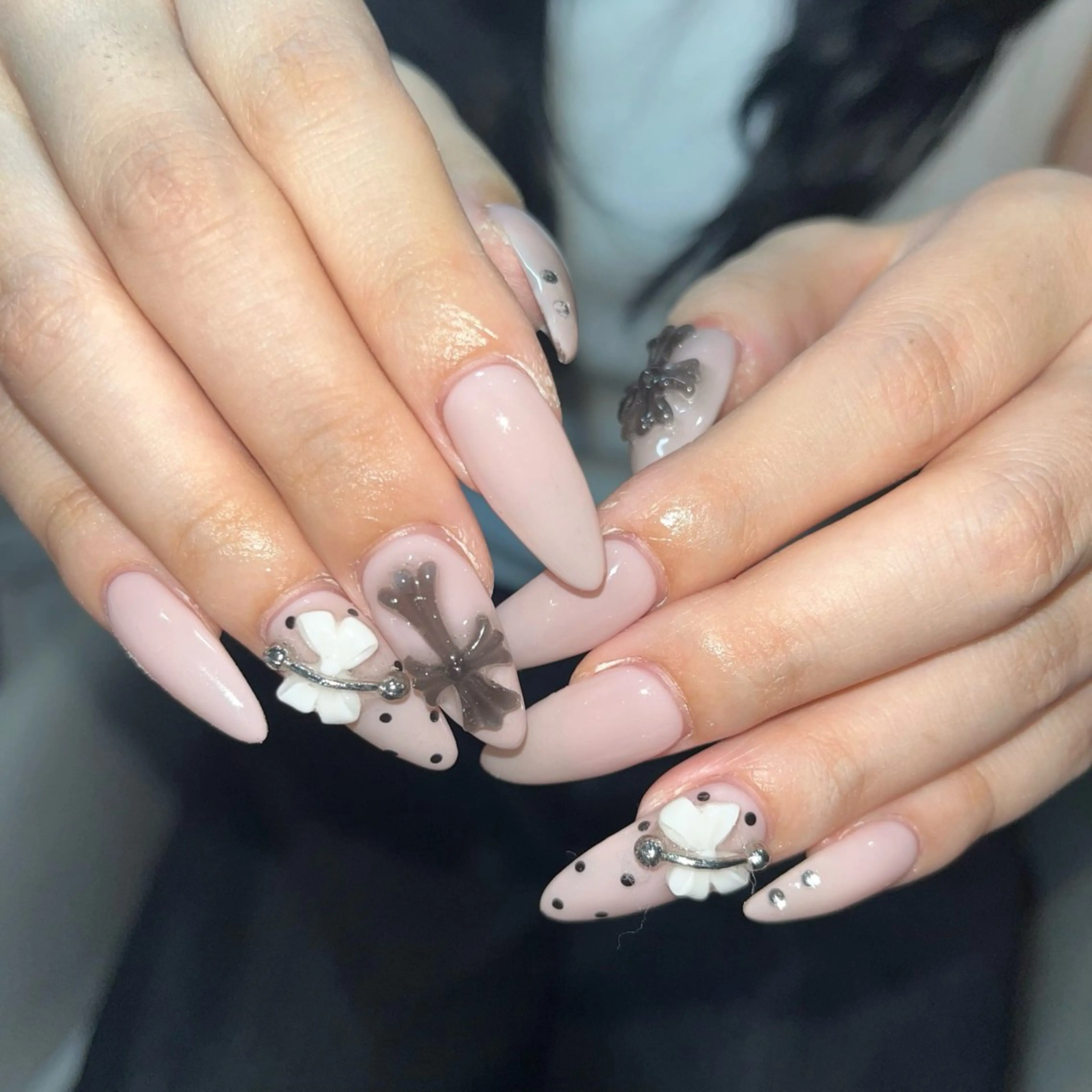 ネイル ハンドネイル IROHA nail Ami🐊🎀のネイルデザイン