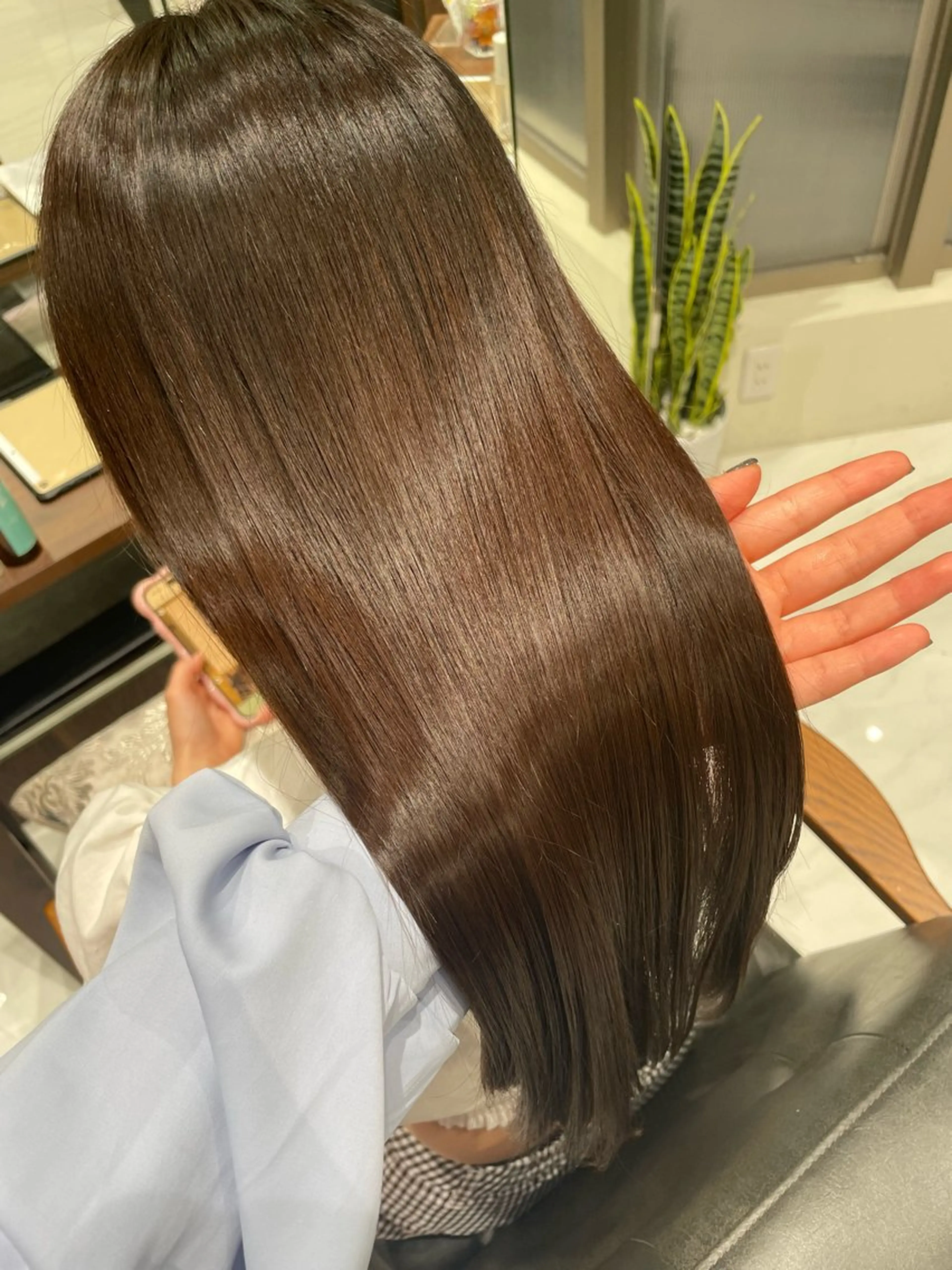 ロング mion🦋韓国ヘア 透明感カラー🫧のヘアスタイル
