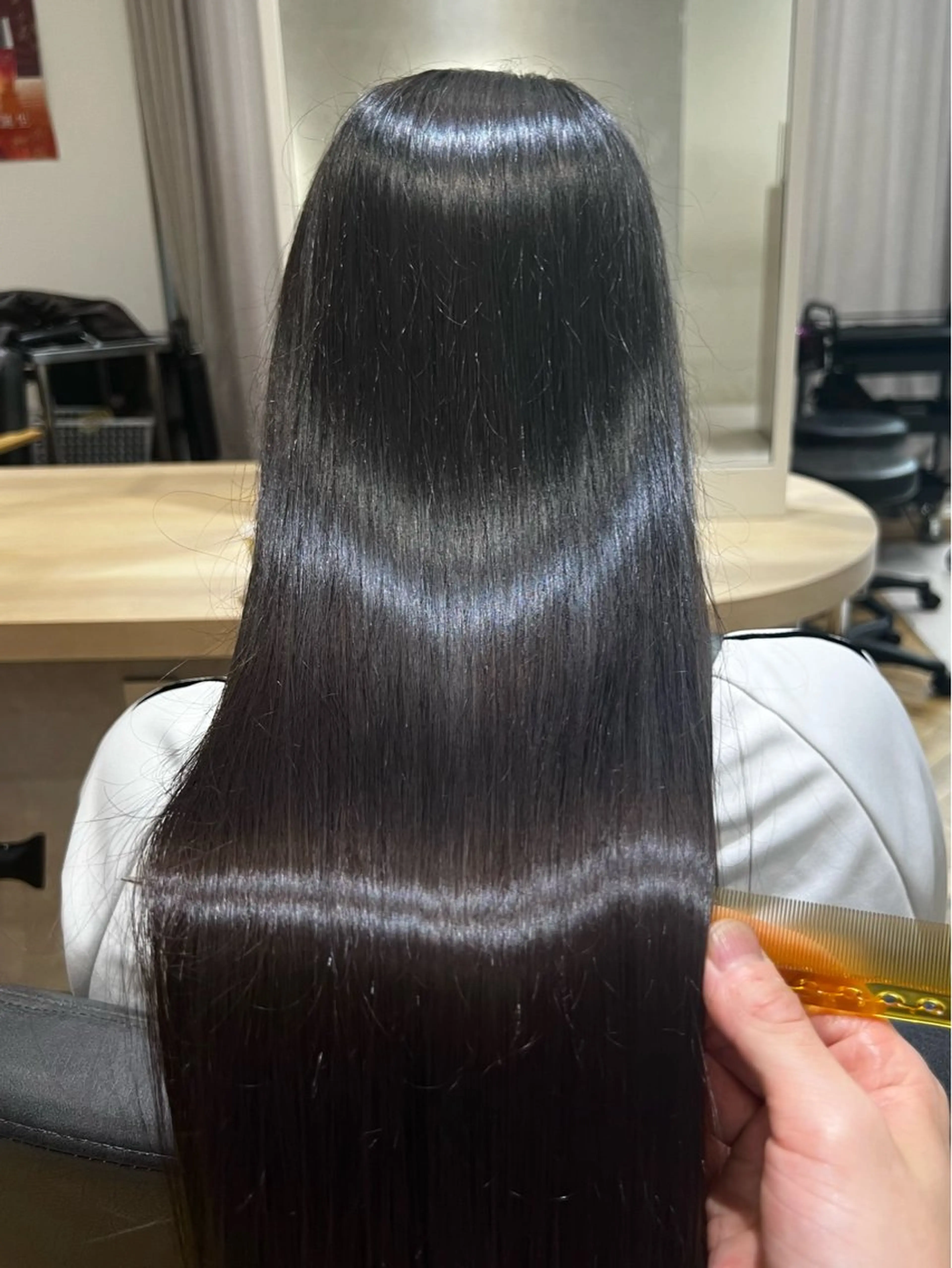 ロング 髪質改善 トリートメント 松田卓也🌟髪質改善 🌟縮毛矯正🌟艶髪のヘアスタイル