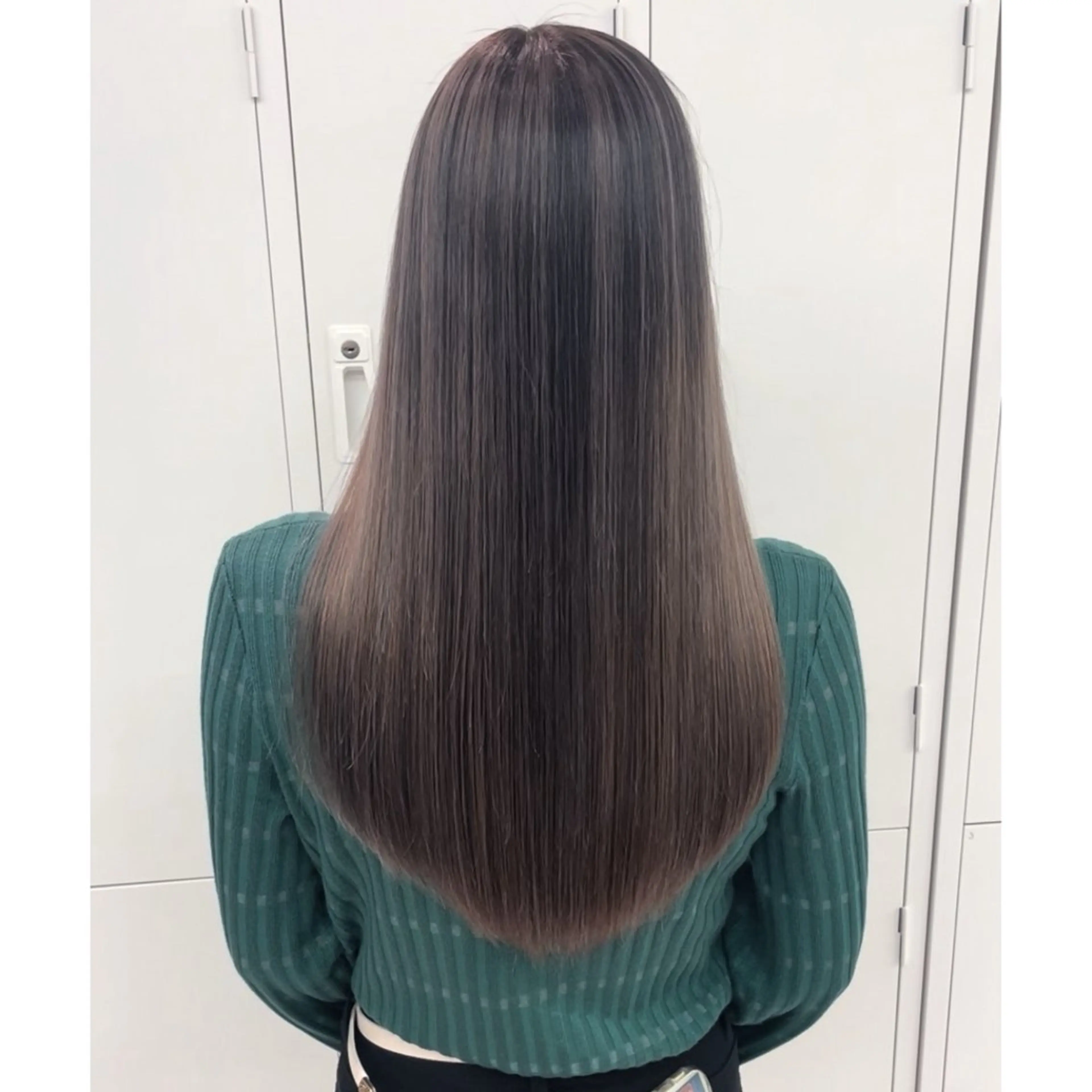 ロング カラー カット ヘアカラー トリートメント 奥山義進/大宮 /ダブルカラーのヘアスタイル