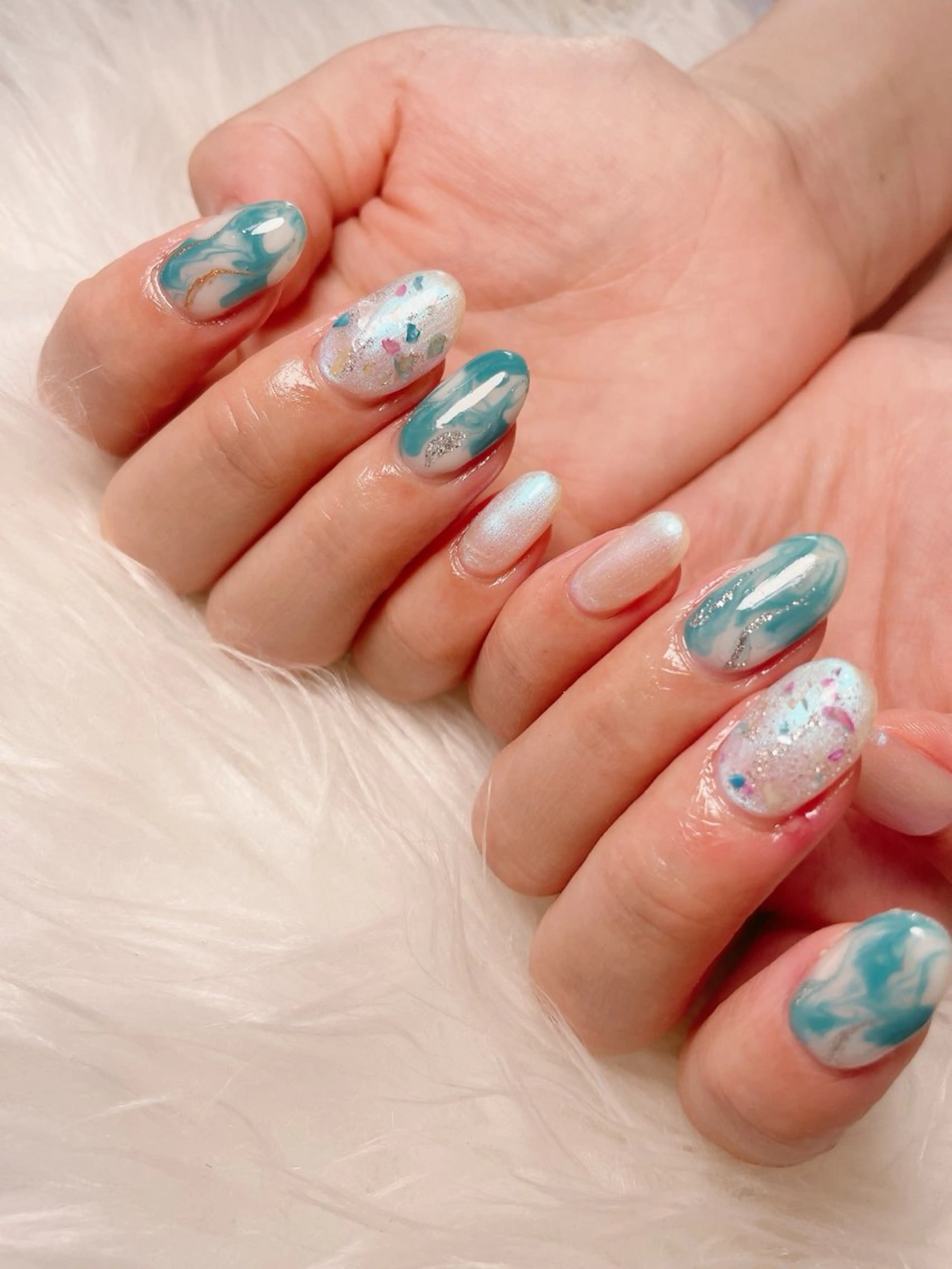 ネイル ニュアンスネイル ハンドネイル nailsalon Rinのネイルデザイン