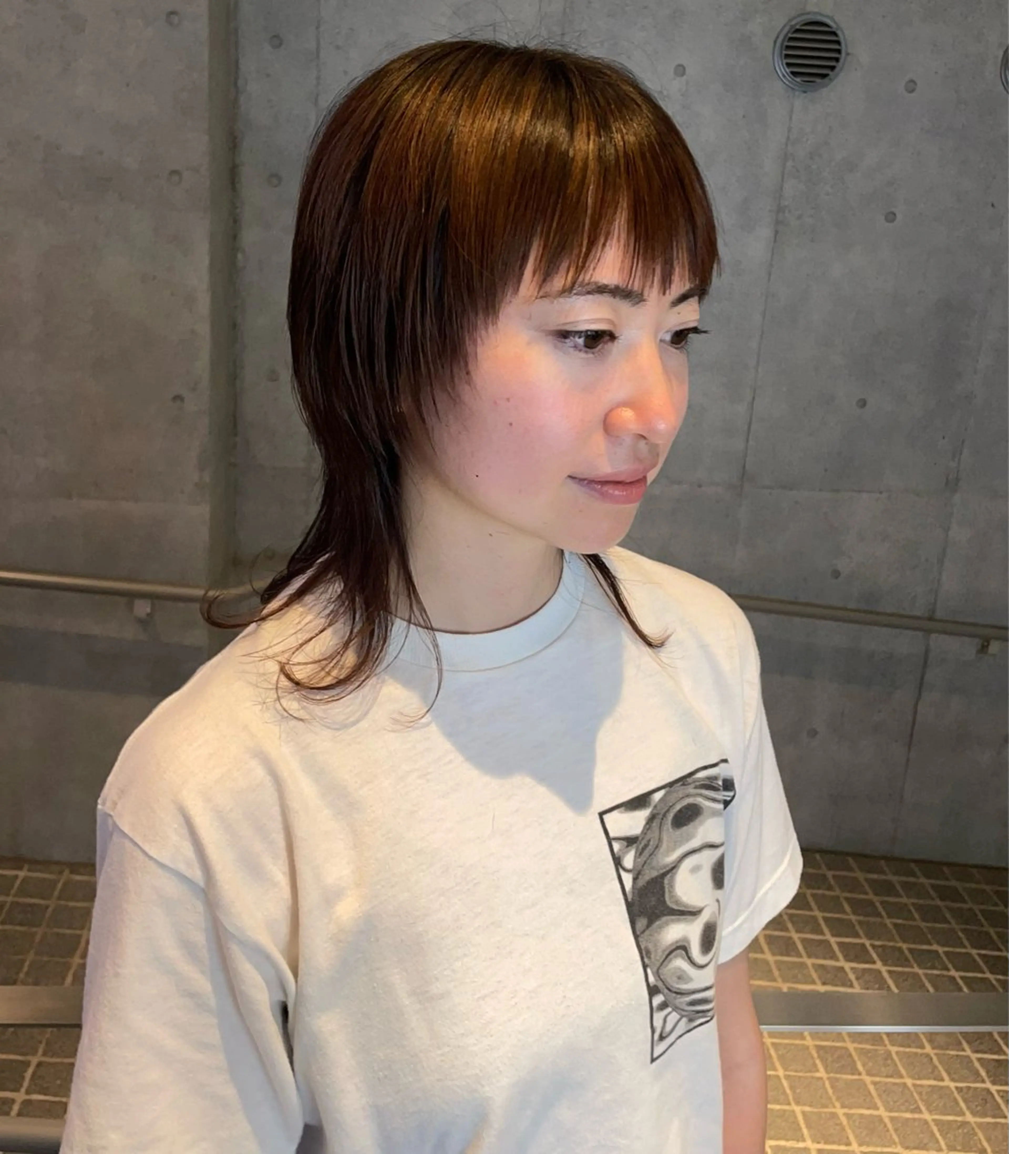 ミディアム カット 🌈メンズパーマ🌈 メンズカットアリサのヘアスタイル