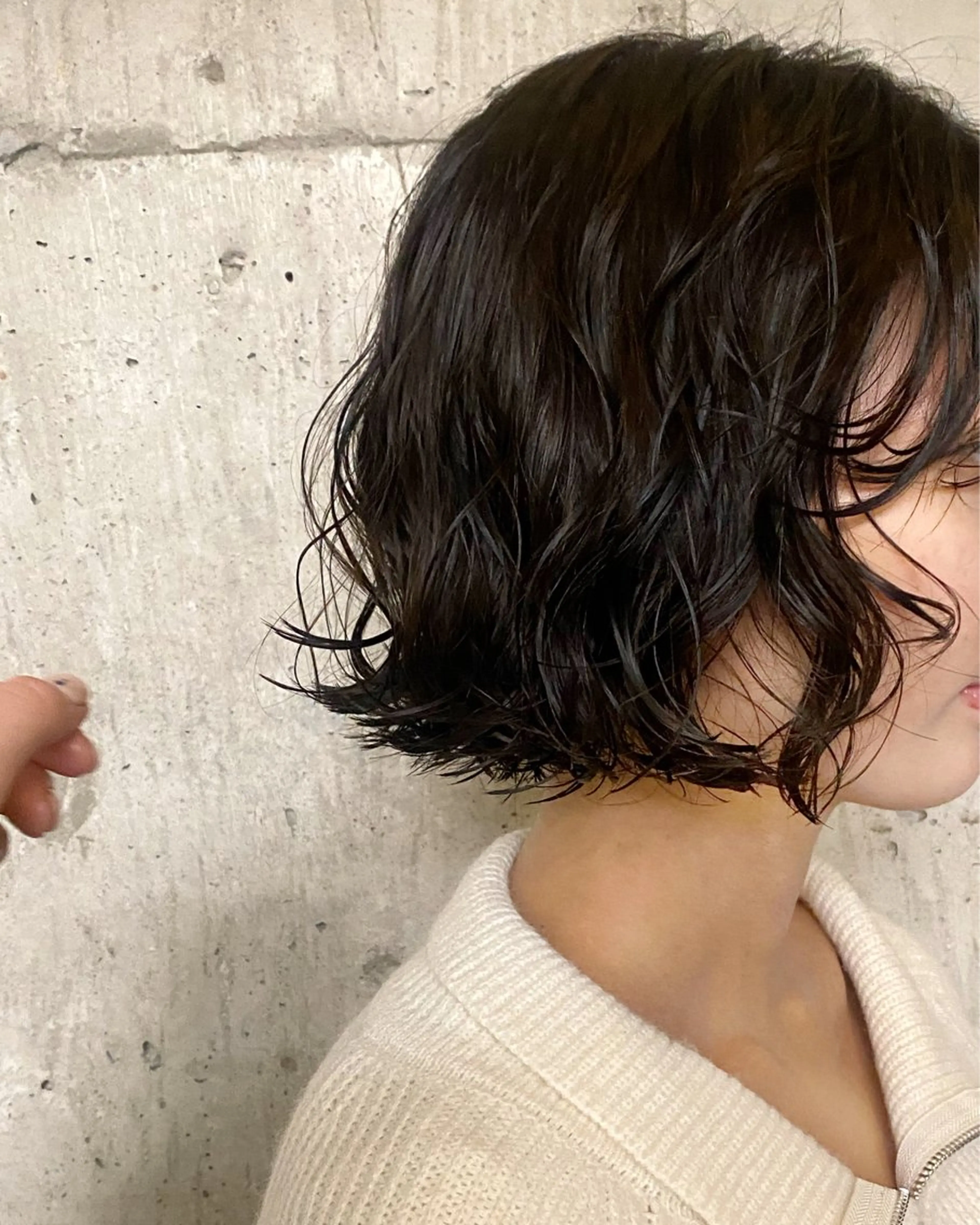 ミディアム カット パーマ パーマ/ 🌿nanakoのヘアスタイル