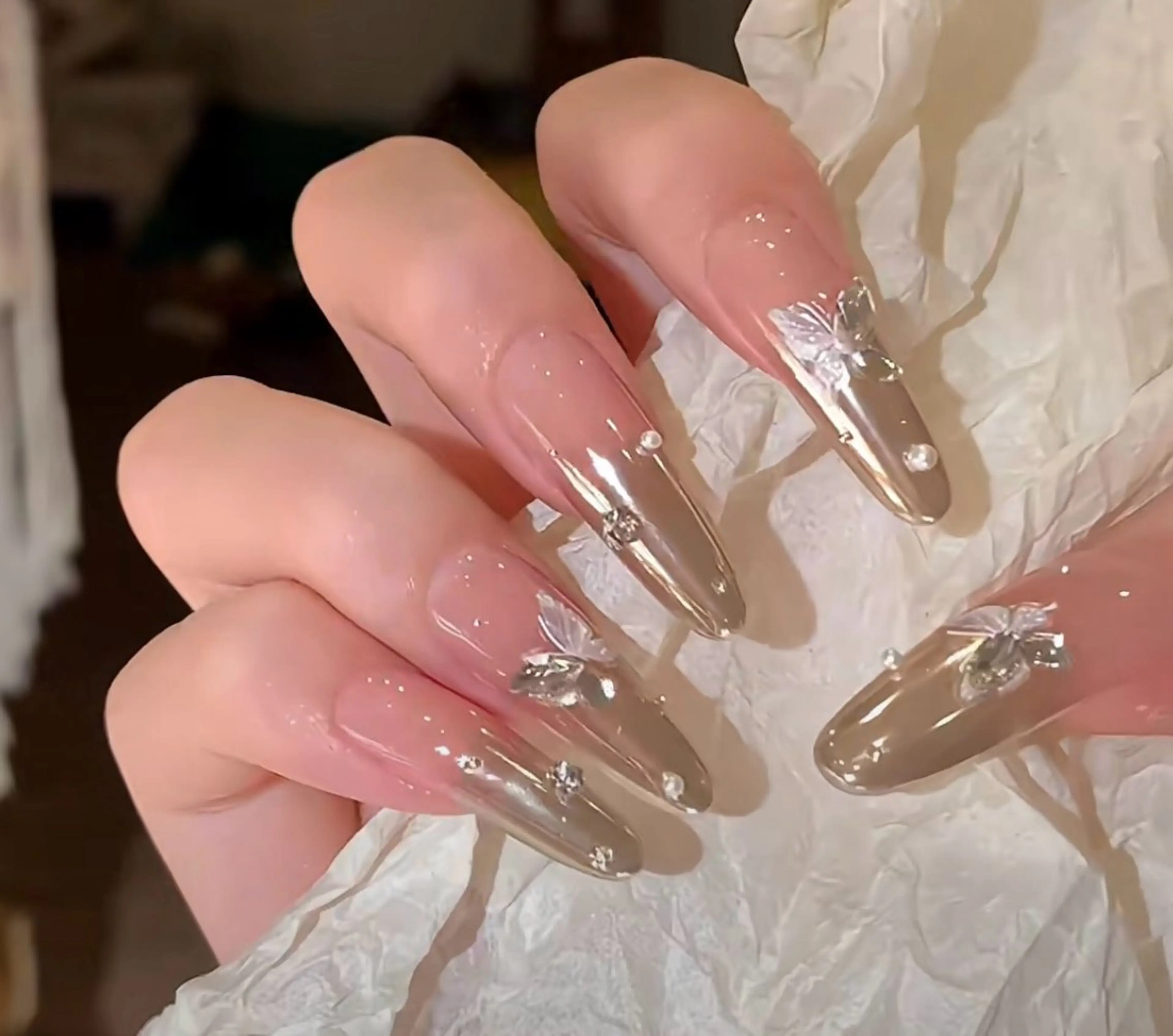 ネイル アートネイル チークネイル 長さ出し フットネイル ジェルネイル 山田 由奈のネイルデザイン