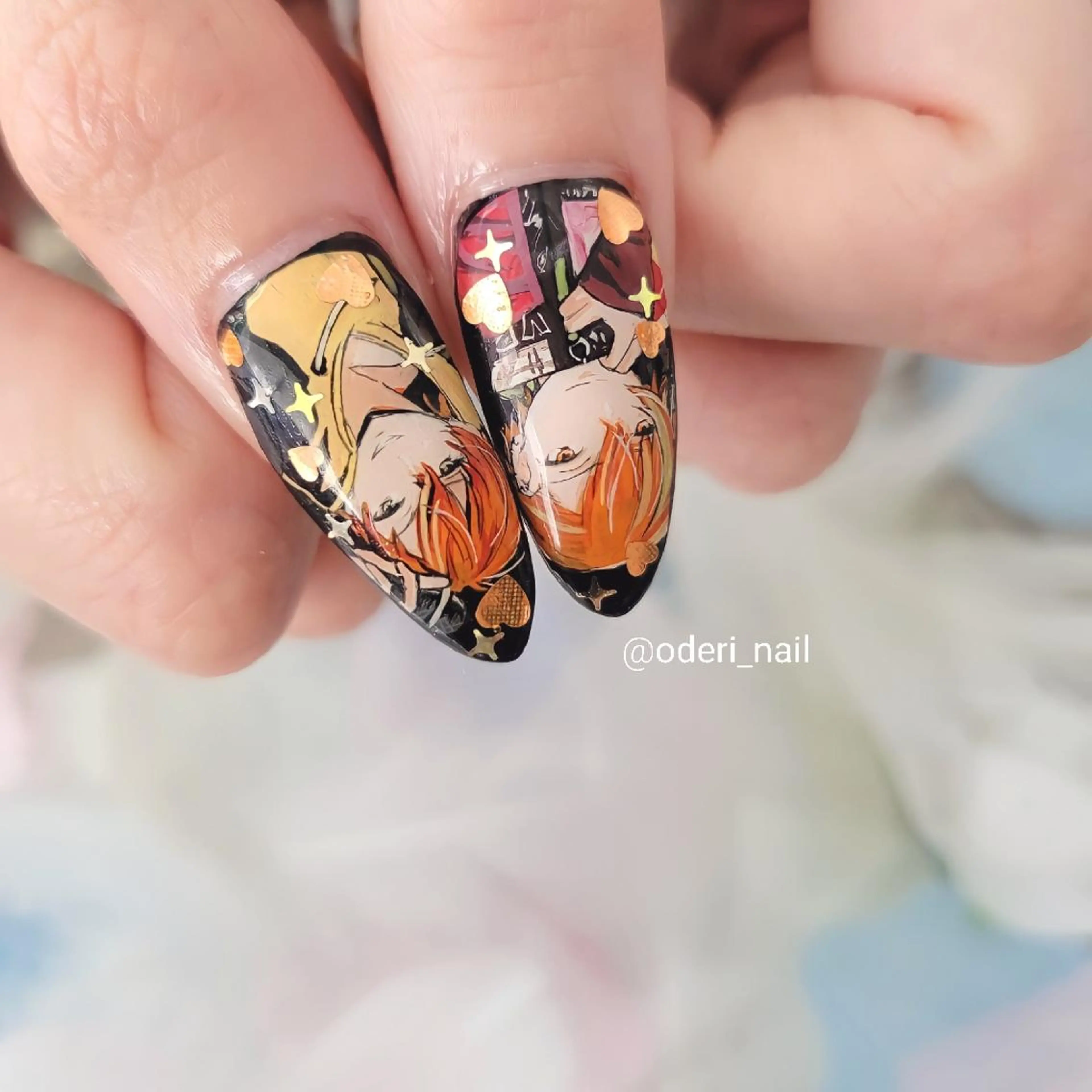 ネイル アートネイル ジェルネイル おで@ oderi_nailのネイルデザイン