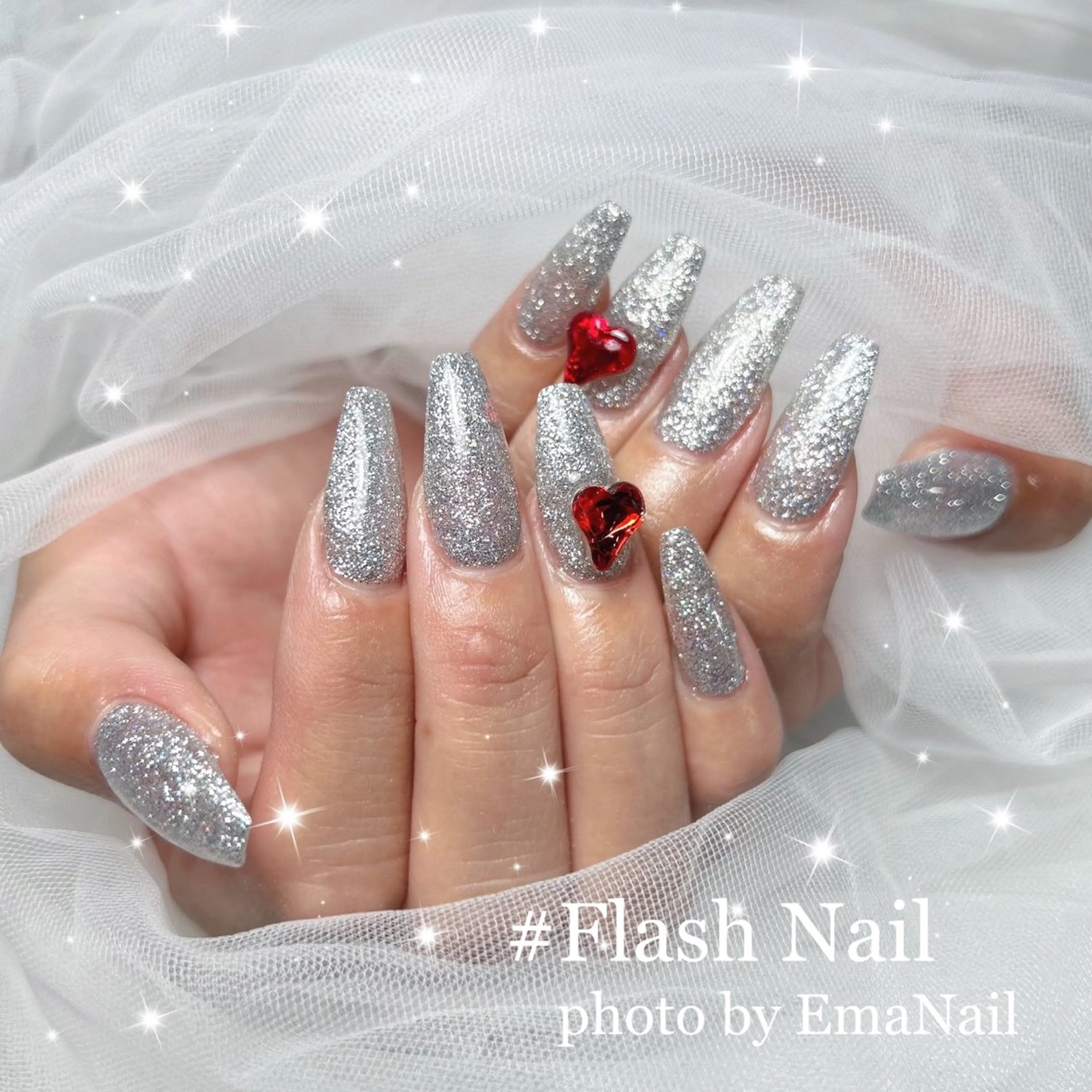 ネイル フラッシュネイル マグネットネイル EmaNail所属・EmaNail Miuのネイルデザイン