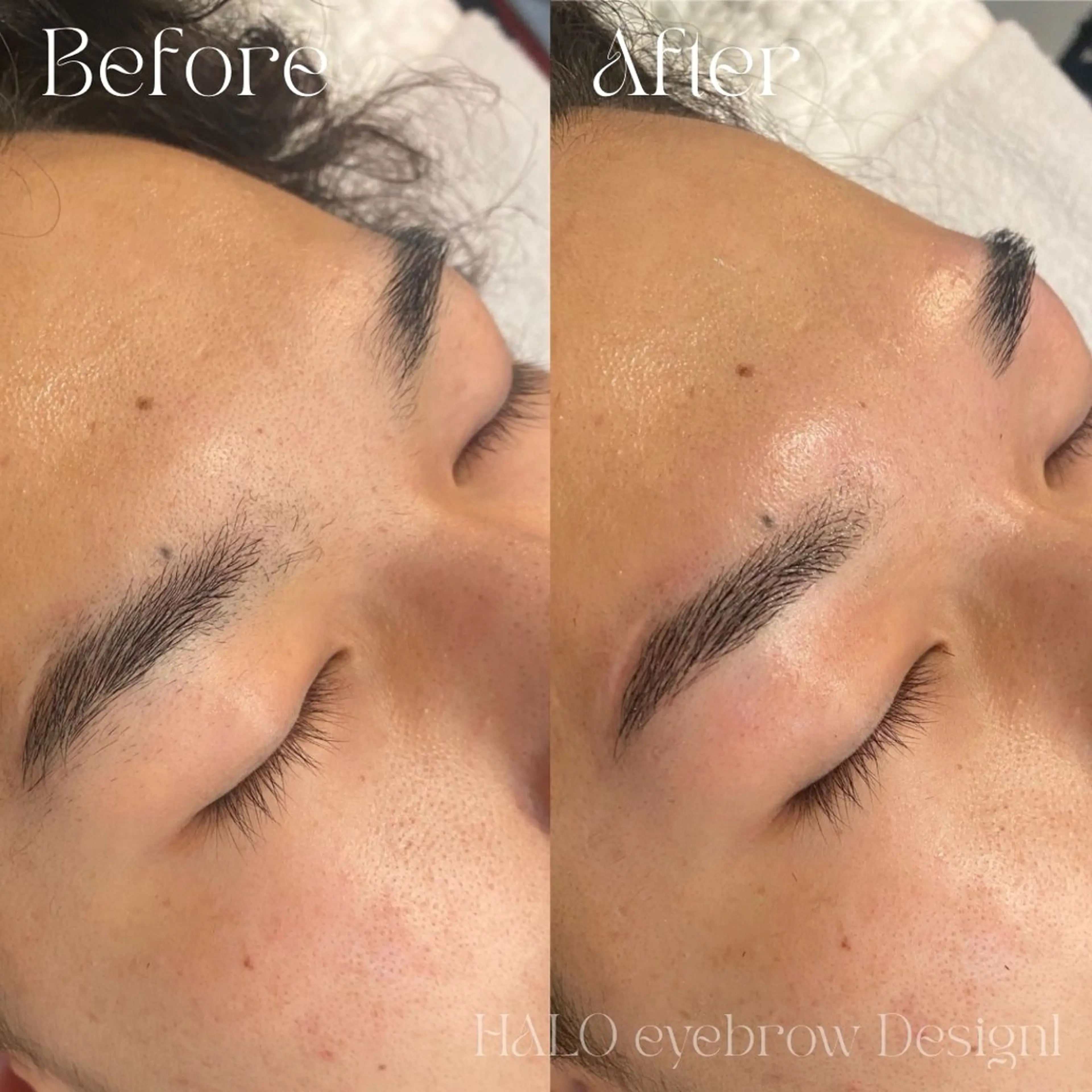 メンズ アイブロウ ワックス脱毛 Beauty Salon　HALOのエステ・リラクイメージ
