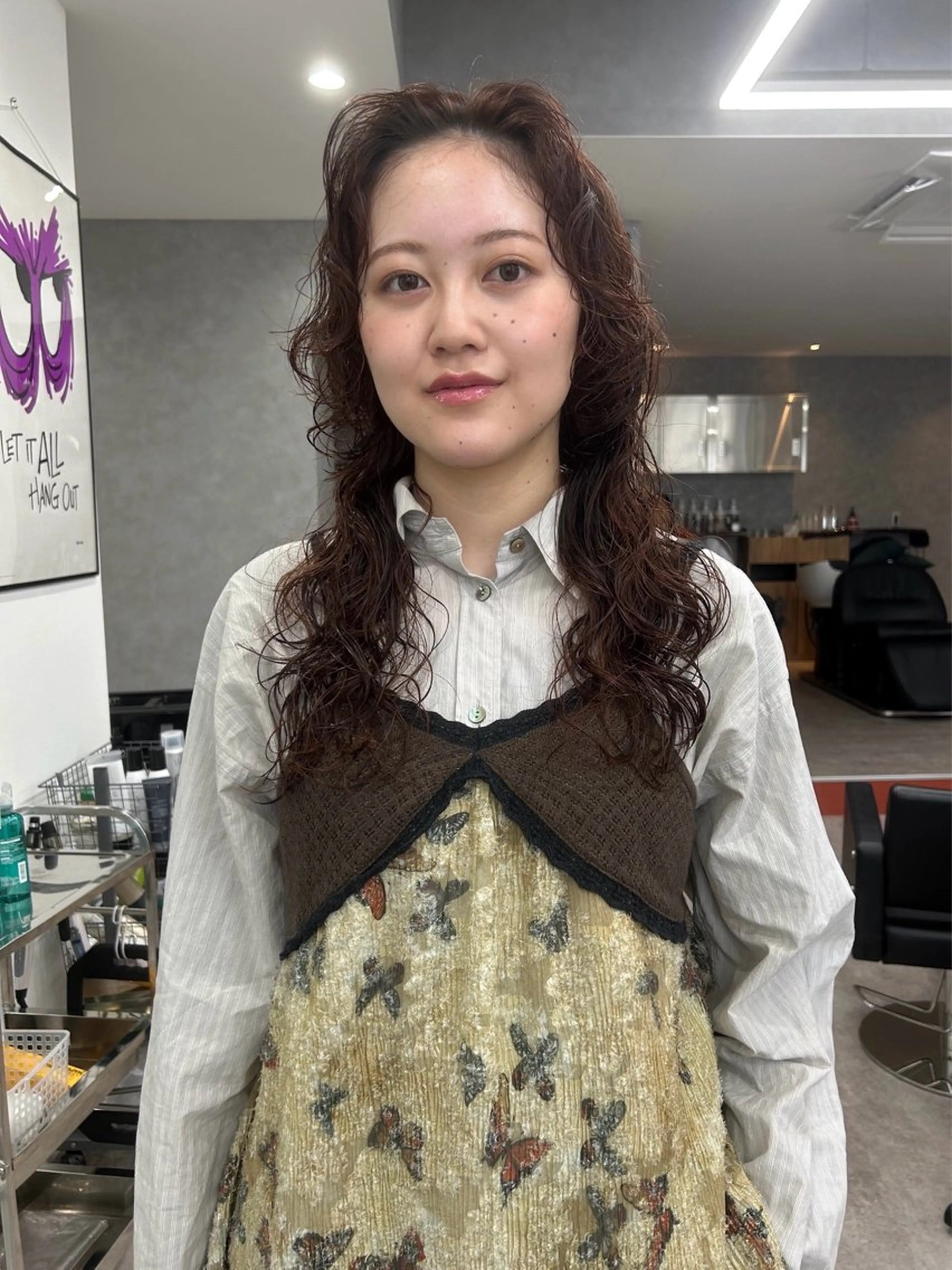 ロング パーマ aika/パーマ/ ショート/伏見のヘアスタイル