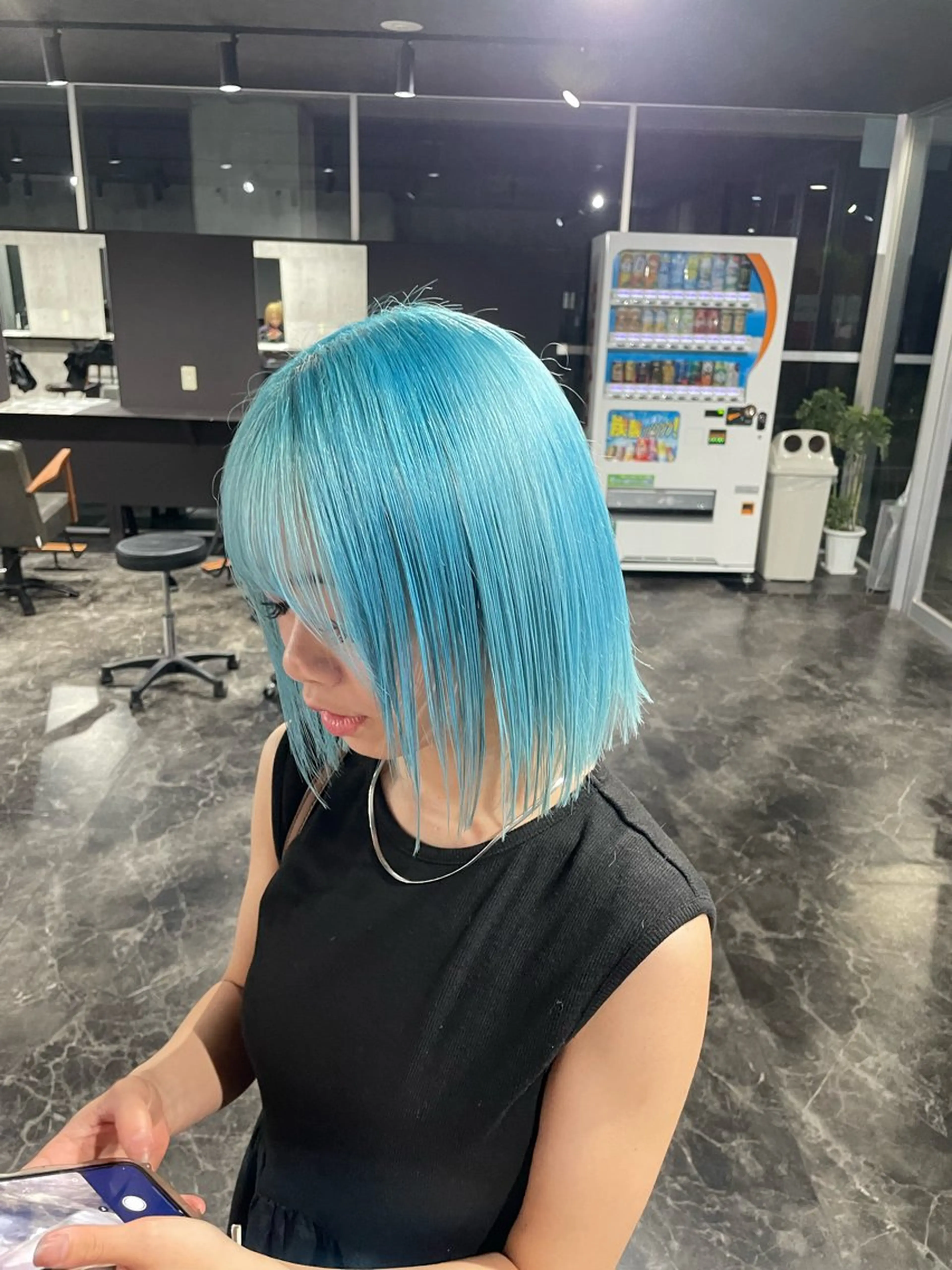 カラー ヘアカラー 望月悠夢/ブリーチ、 ミルクティーベージュのヘアスタイル