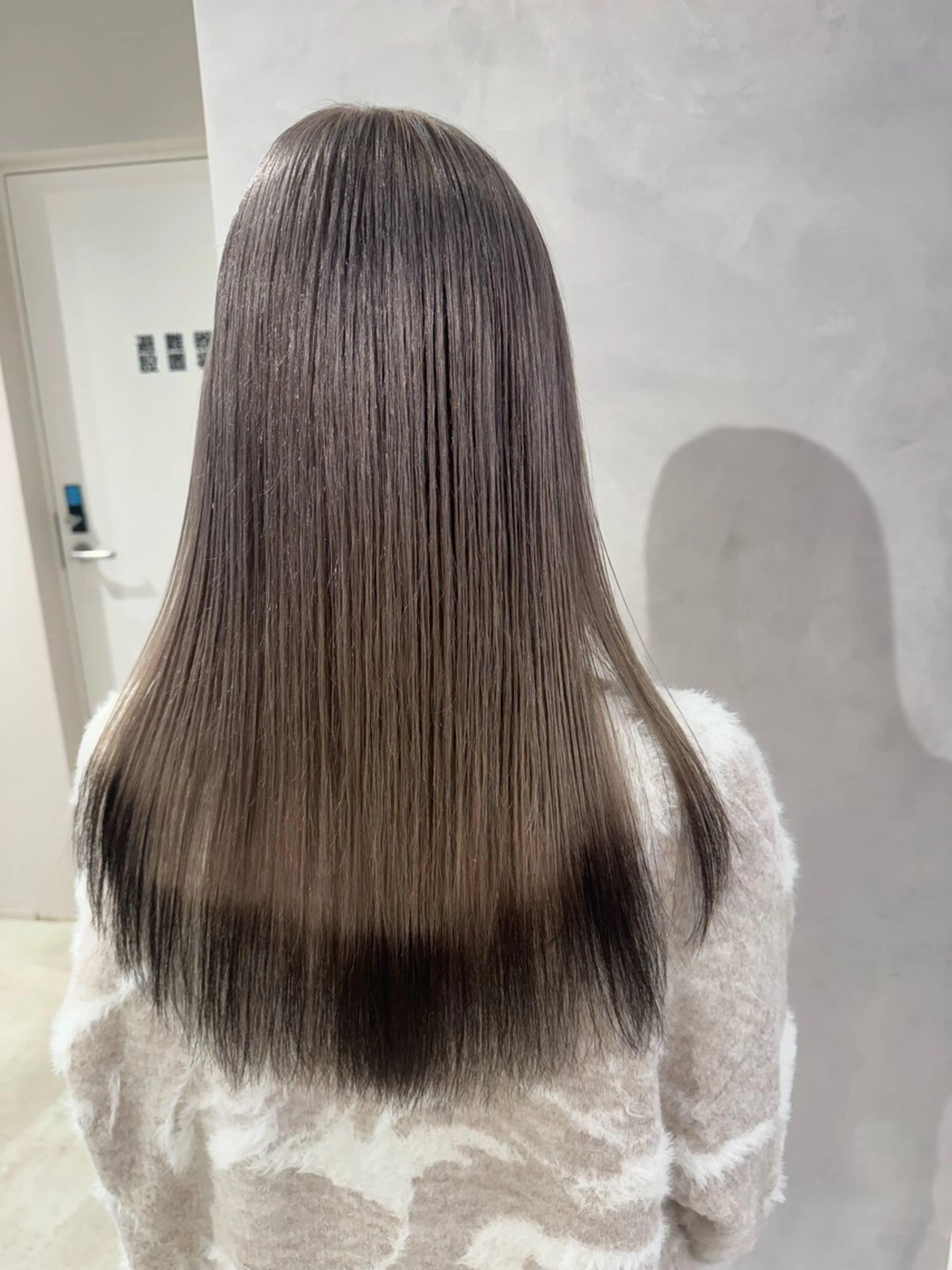 ロング カラー カット ヘアカラー トリートメント 透明感カラー✨艶髪 制作🌱山根あゆみのヘアスタイル