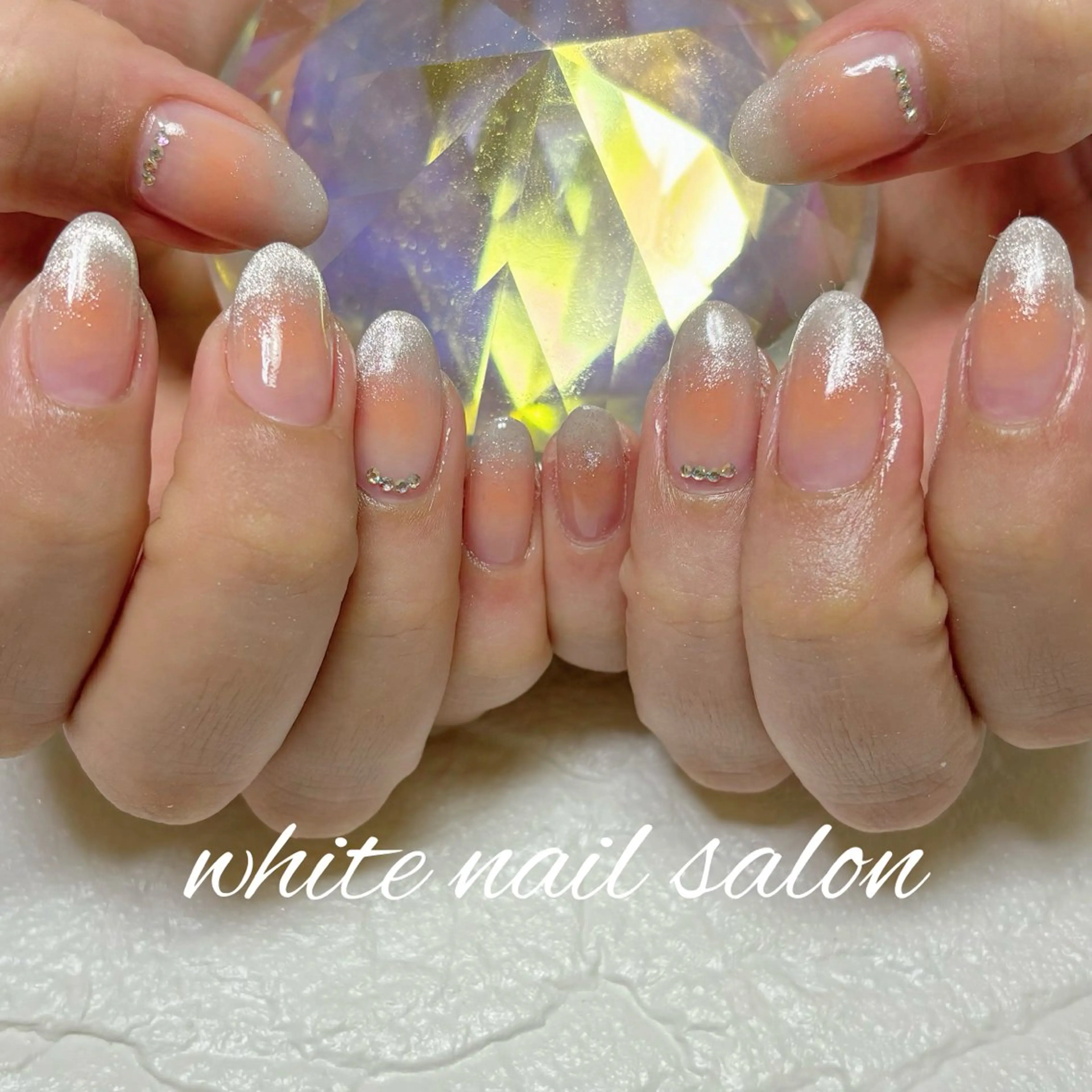 ネイル 持ち込み ホワイト ハンドネイル white nail salonのネイルデザイン