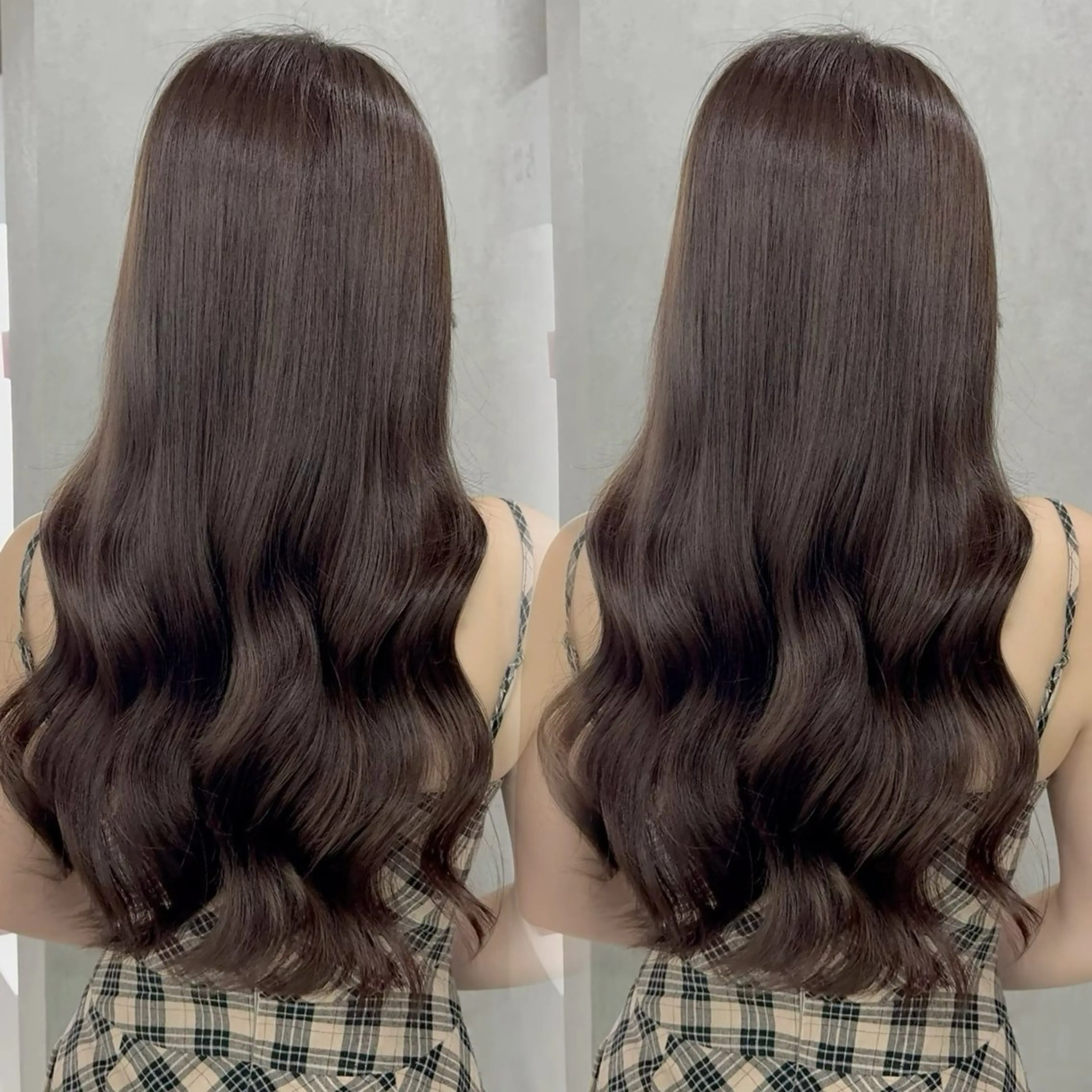 ロング カラー アッシュ アッシュブラウン ベージュカラー 黒髪 ブリーチ カット ヘアカラー トリートメント 赤み無し柔らかカラー 【梅田】madokaのヘアスタイル