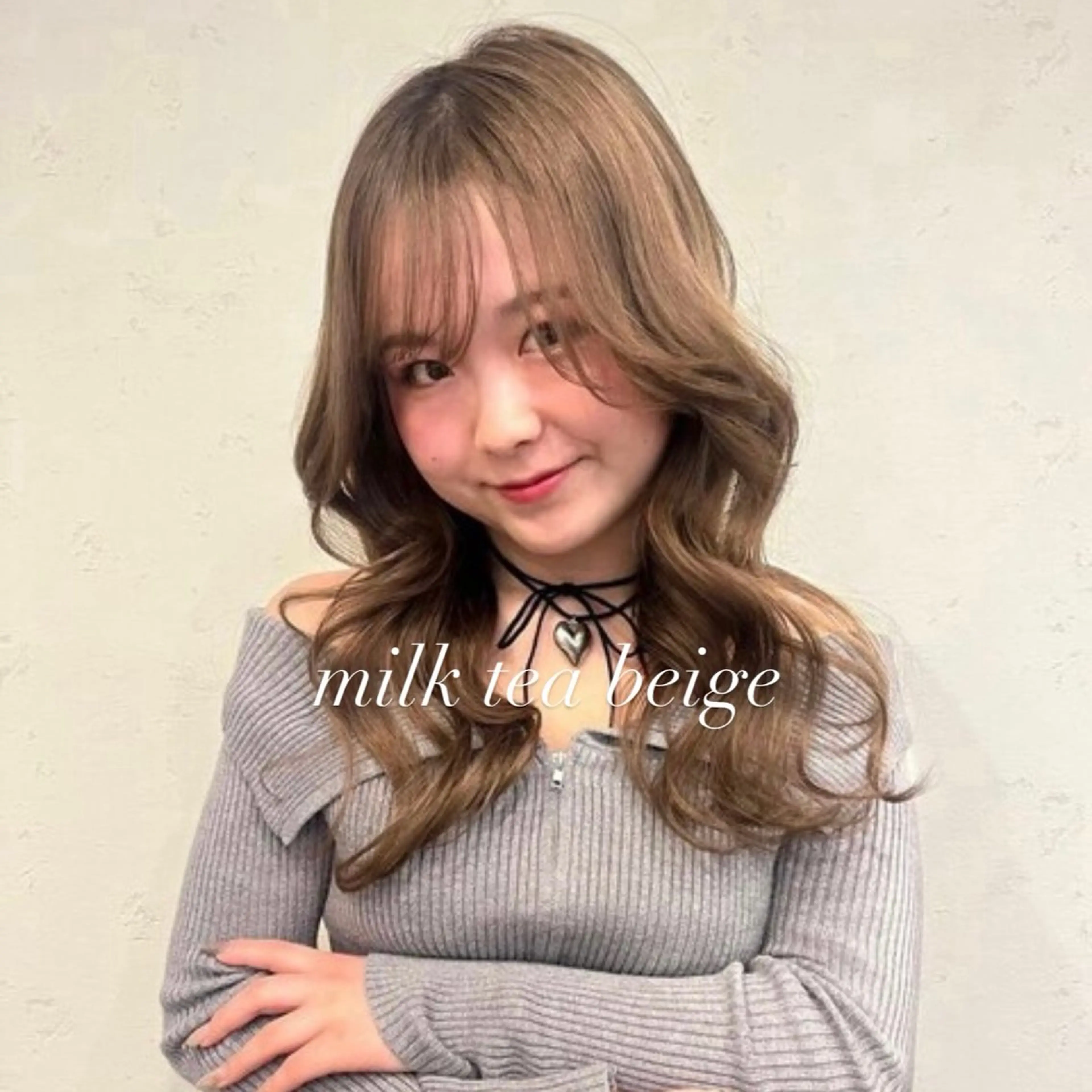 セミロング カラー カット ヘアカラー トリートメント 透明感/レイヤー/ 縮毛矯正/ほのか🍪のヘアスタイル