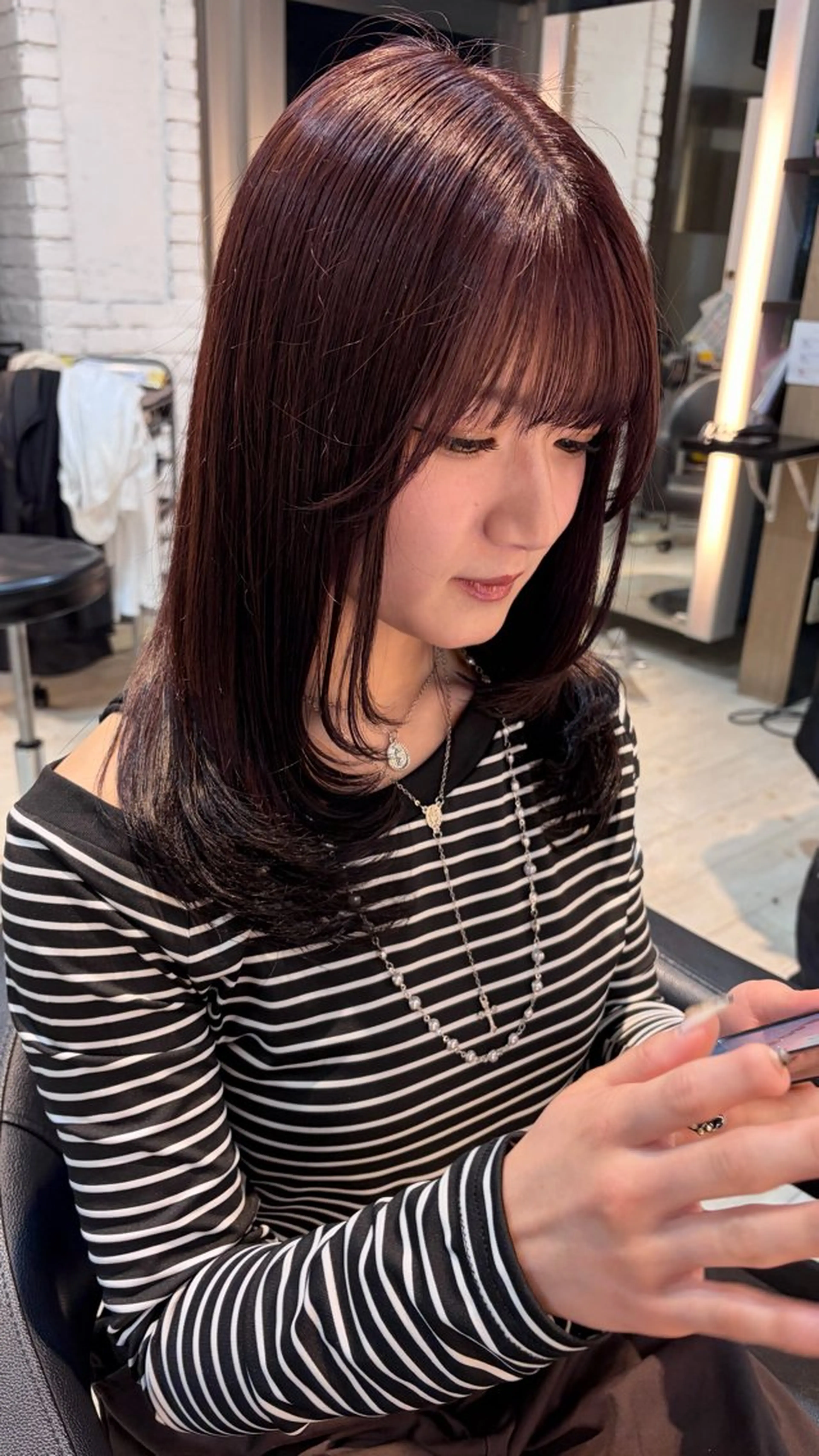 《当日予約限定》⸜🌷︎⸝【髪質改善レベルケア☁*】ケアカラー＋トリートメント🎀の写真