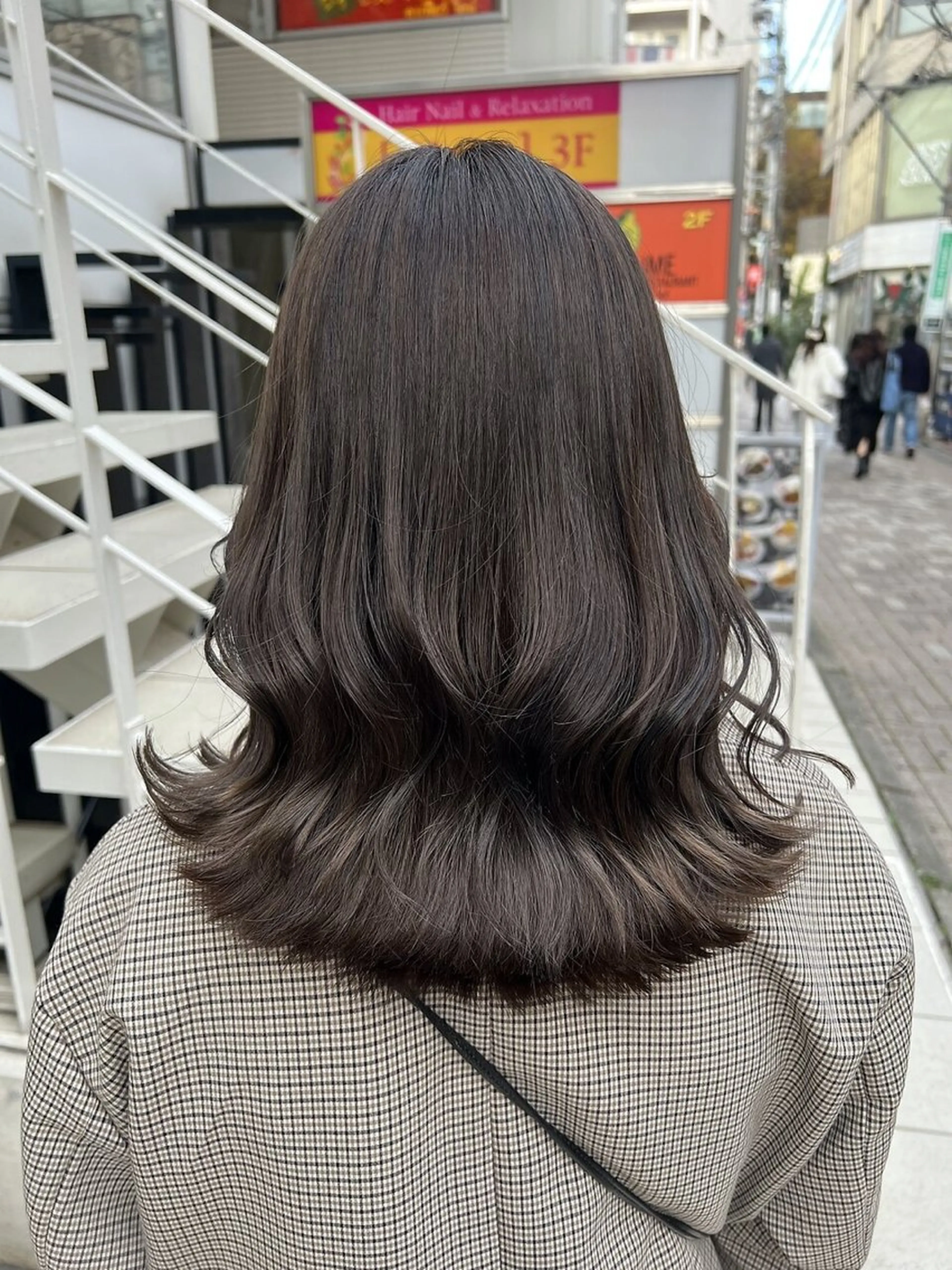 セミロング カラー ハイトーン/ブリーチ 💙みずき💙のヘアスタイル