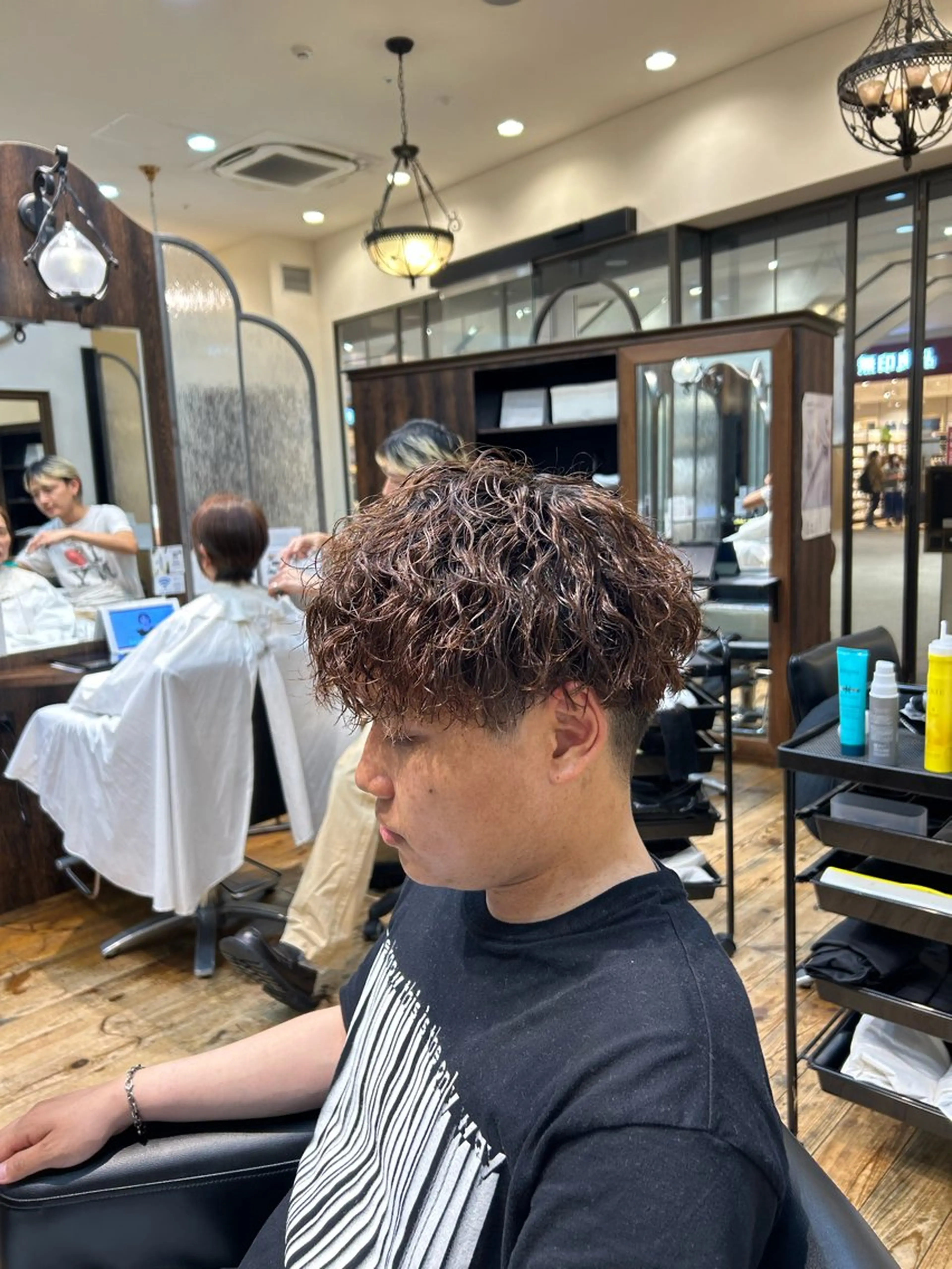 パーマ メンズ メンズパーマ ツイストスパイラルパーマ スパイラルパーマ 🐲ツイスパ🐲 フェード/龍のヘアスタイル