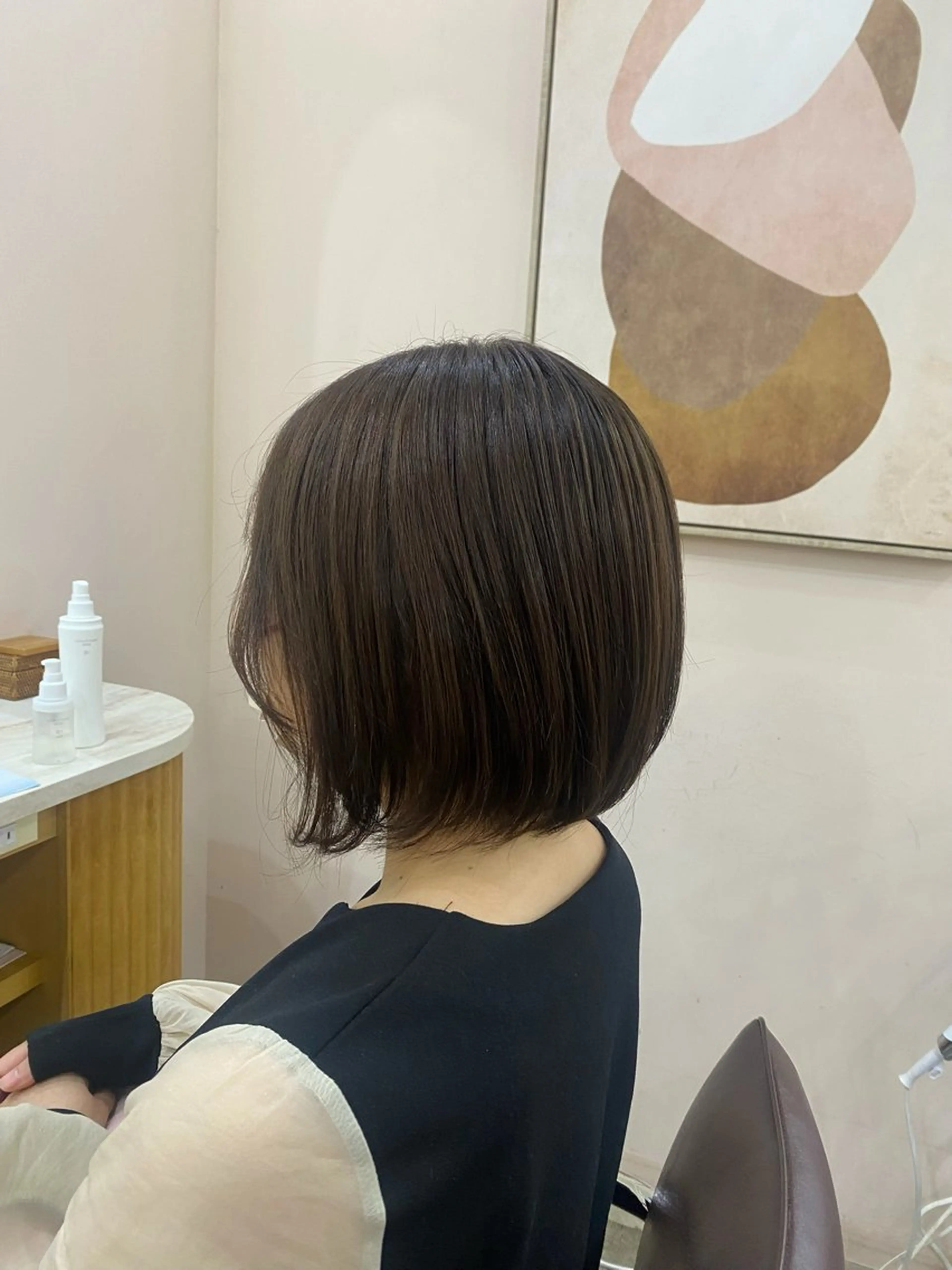 カラー ブラウンカラー 君島 花楓のヘアスタイル