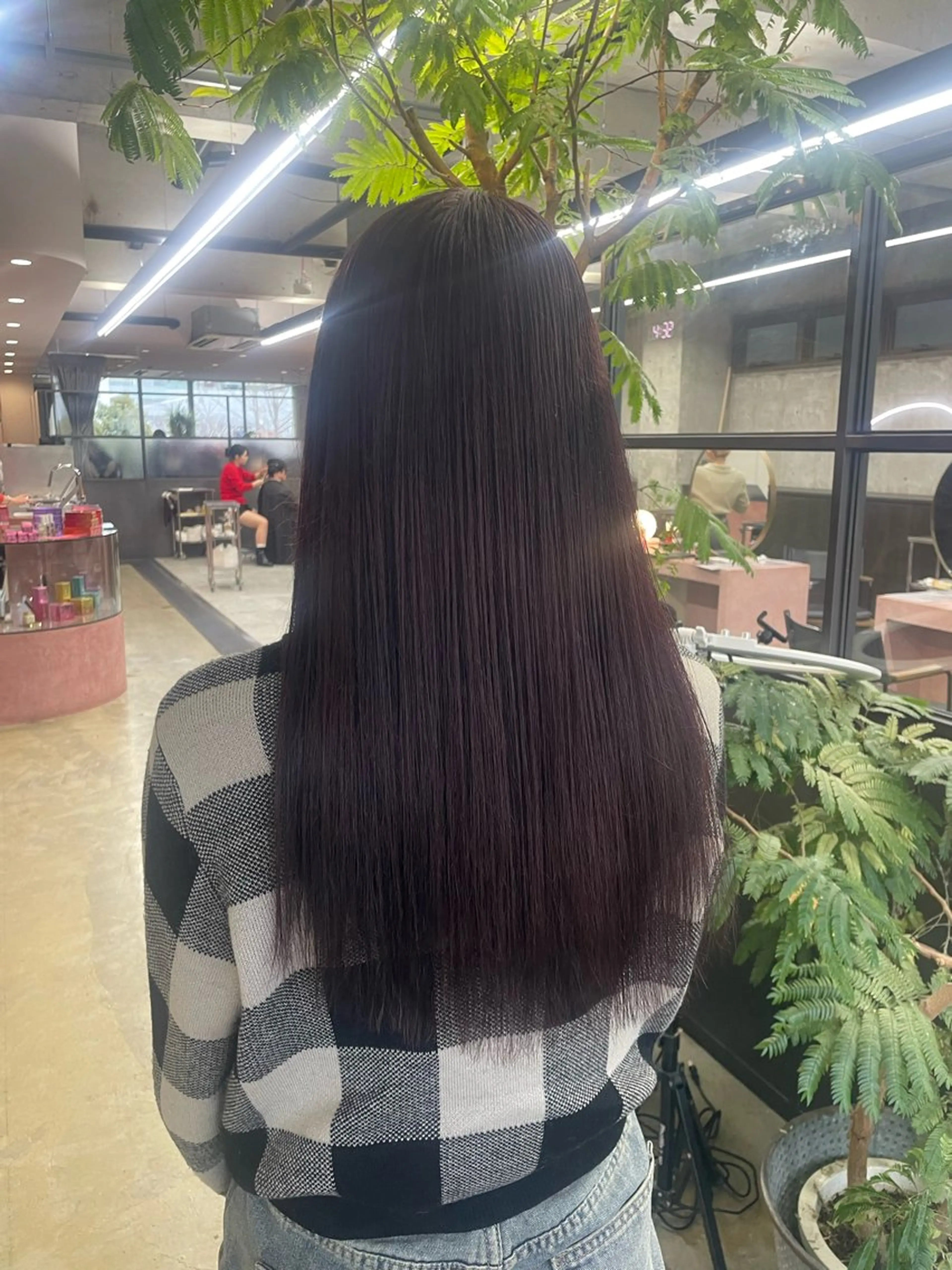 セミロング カット ヘアカラー トリートメント 鈴木瑛里/ブロンド ベージュ/男女のヘアスタイル