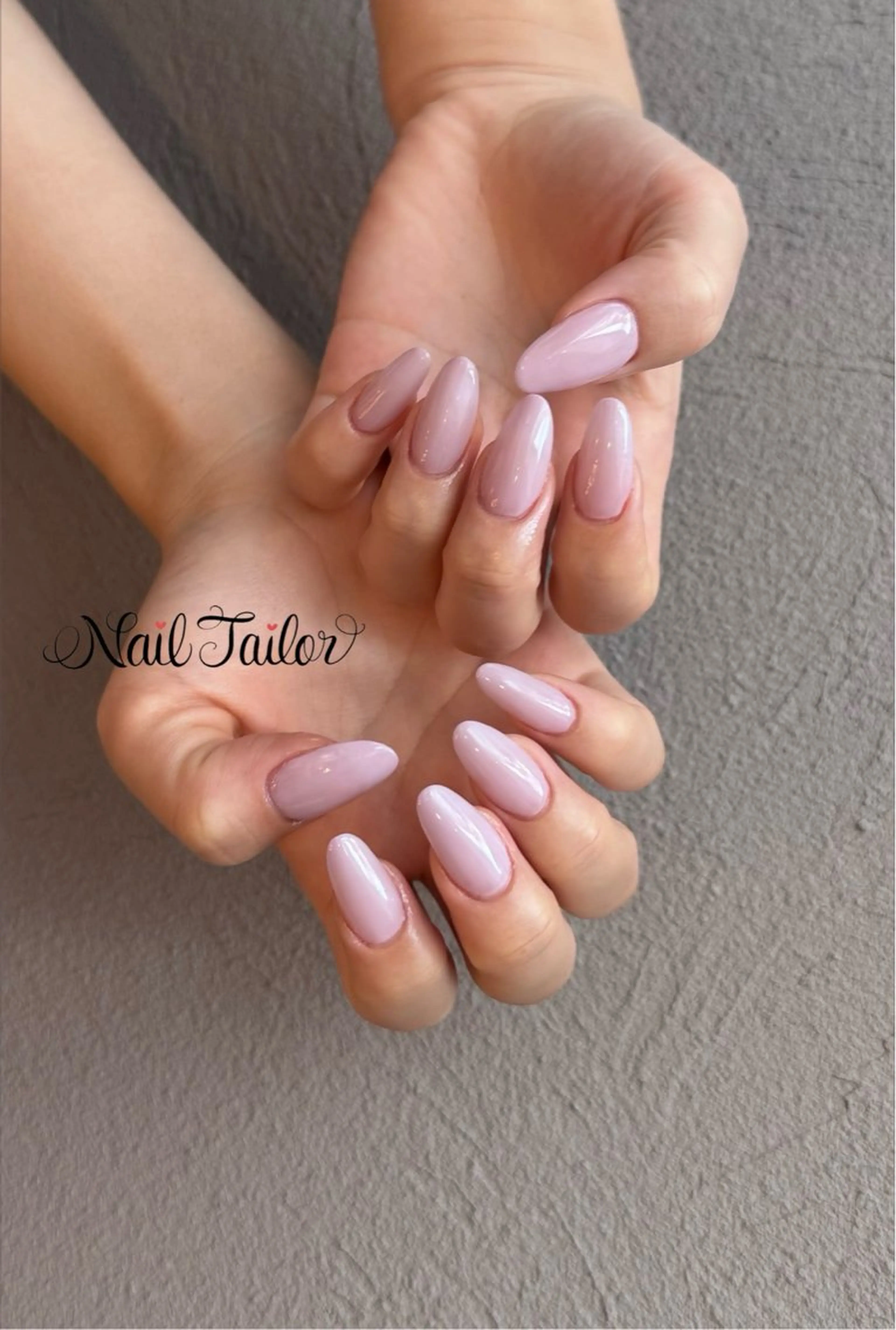 ネイル 長さ出し オフィスネイル ワンカラーネイル ハンドネイル NailTailor ネイルテイラーのネイルデザイン